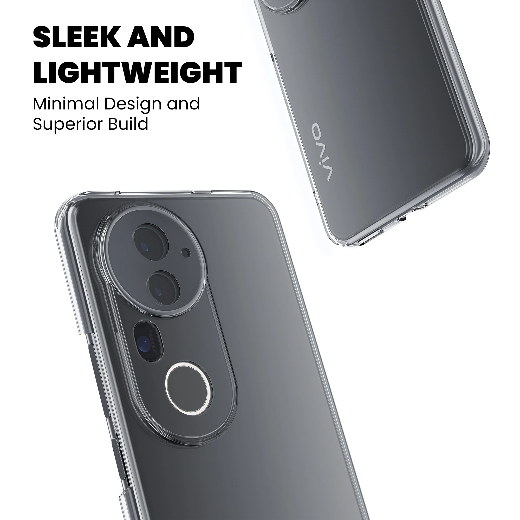 Anti-Yellow Clear Case - Vivo V40 Pro - Image 2