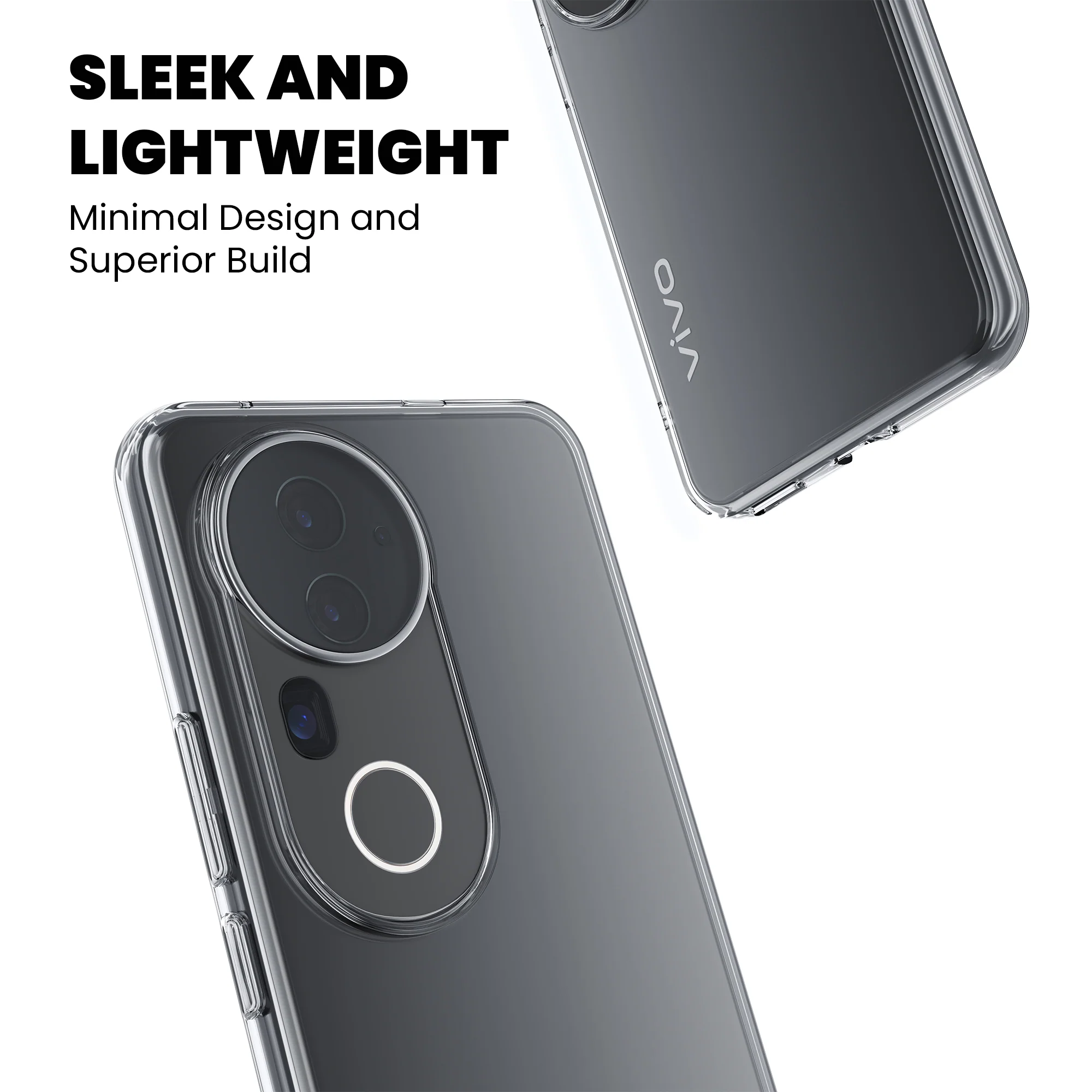 Anti-Yellow Clear Case - Vivo V40e 5G - Image 2