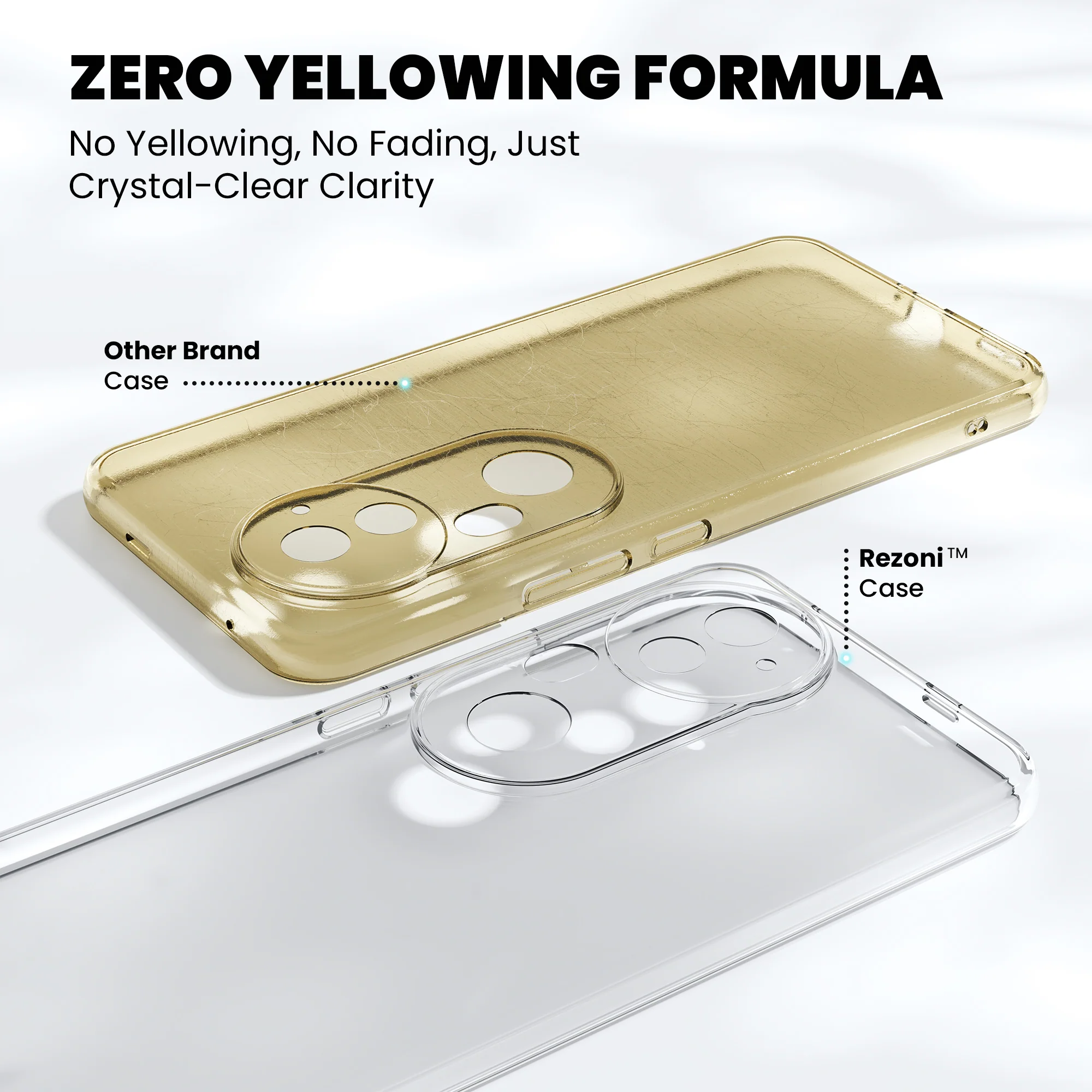 Anti-Yellow Clear Case - Vivo V50e - Image 4