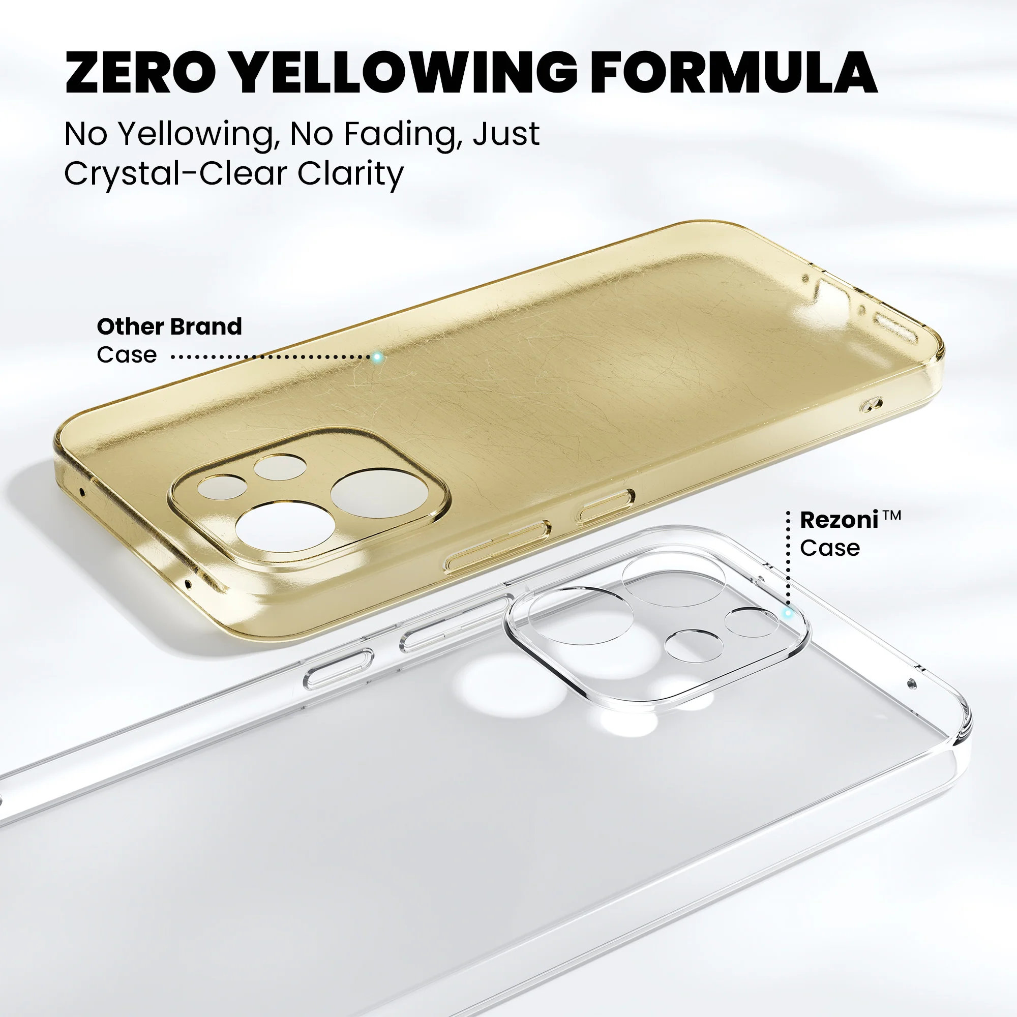 Anti-Yellow Clear Case - Vivo V70 - Image 4