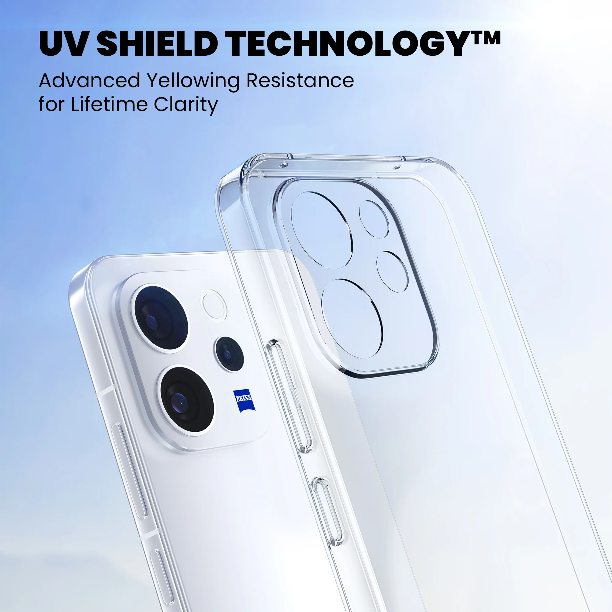 Anti-Yellow Clear Case - Vivo V70 Elite - Image 3