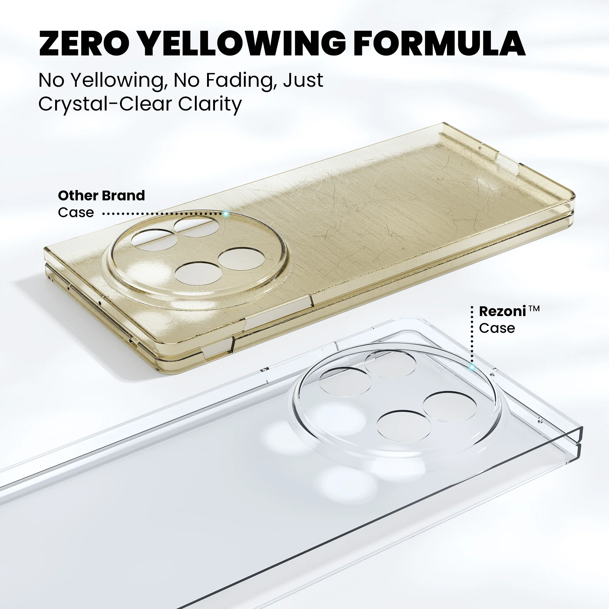 Anti-Yellow Clear Case - Vivo X Fold 3 Pro - Image 4