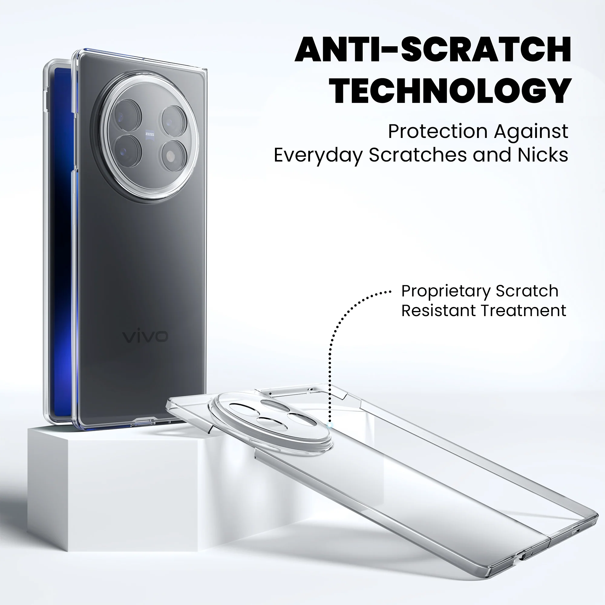 Anti-Yellow Clear Case - Vivo X Fold 3 Pro - Image 7