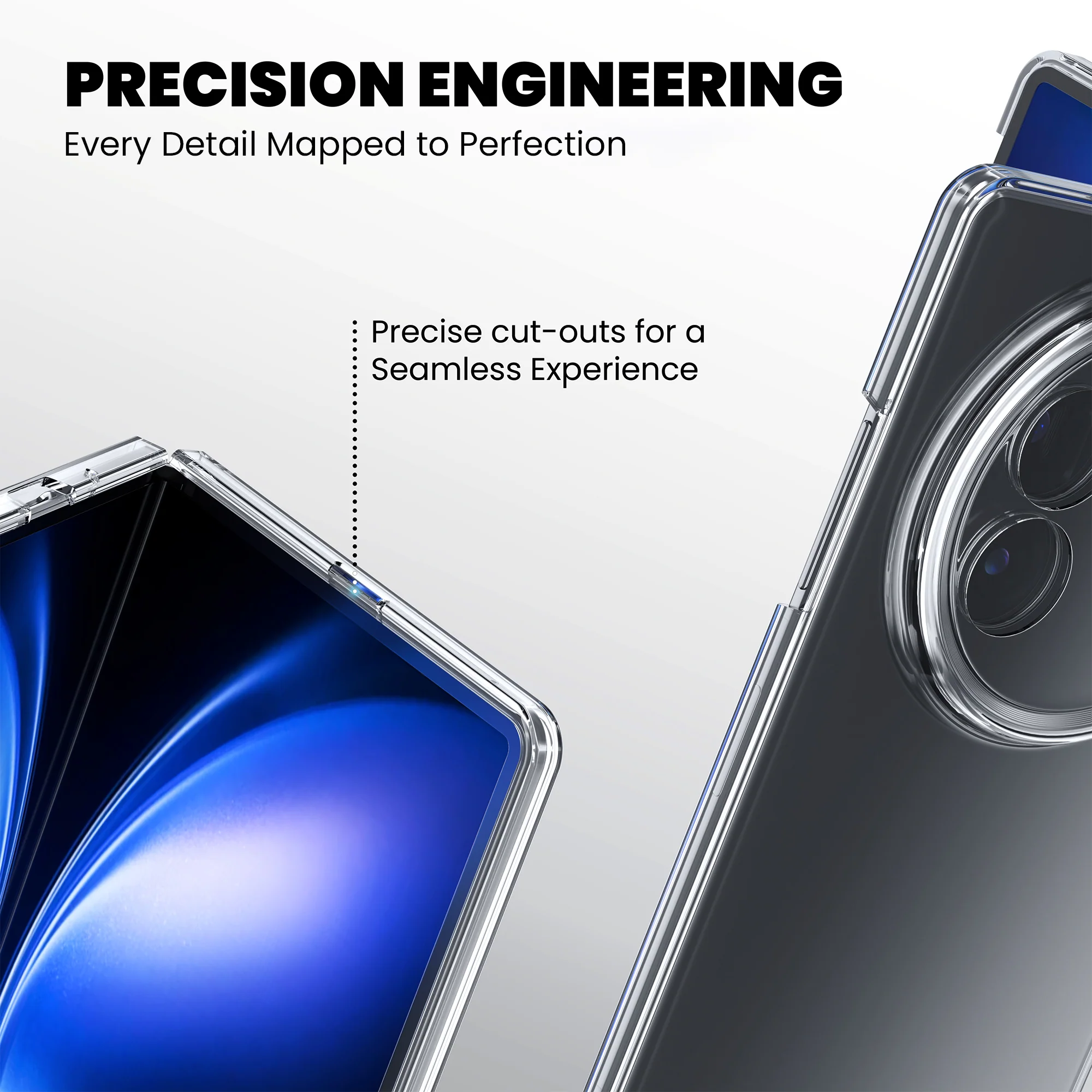 Anti-Yellow Clear Case - Vivo X Fold 5 - Image 8