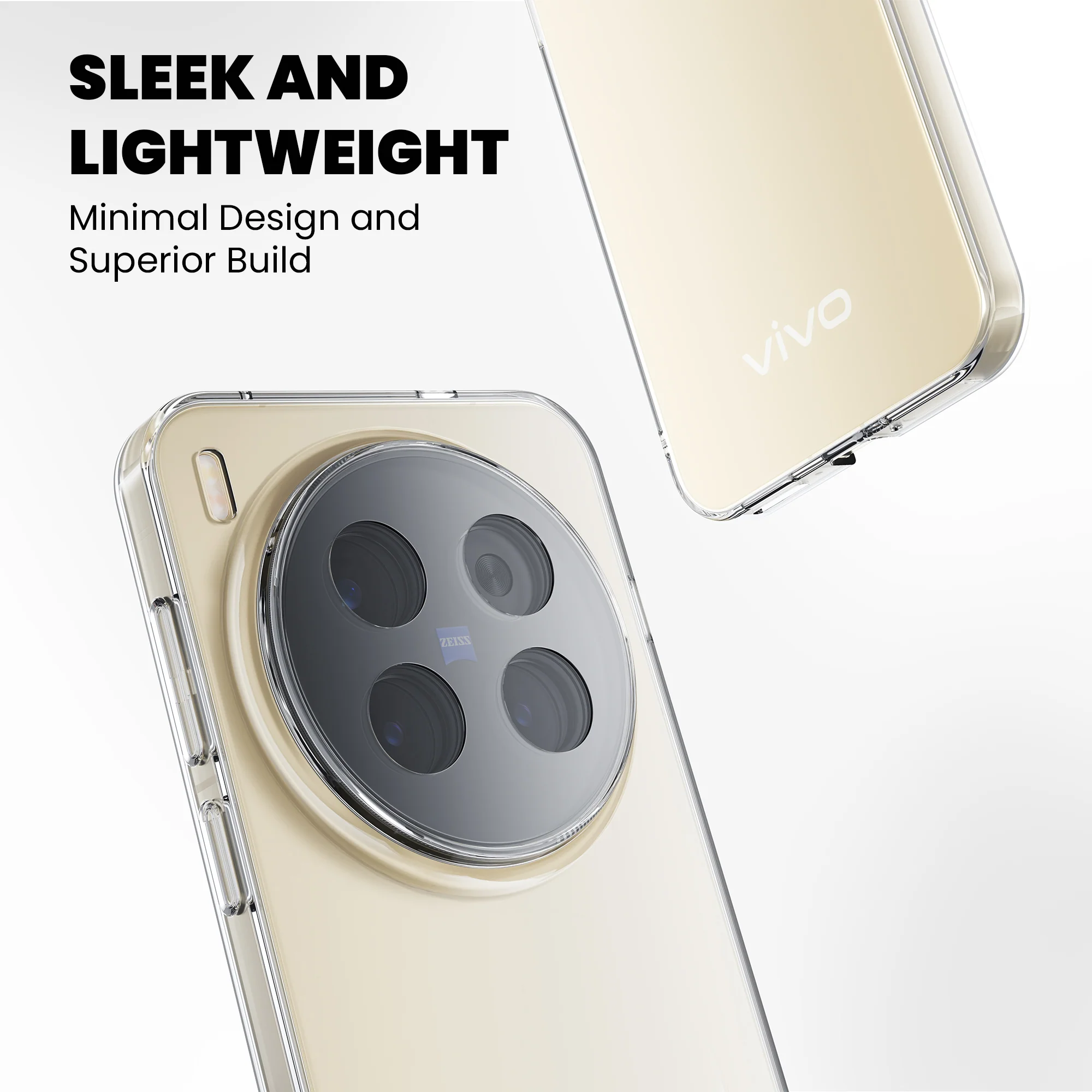 Anti-Yellow Clear Case - Vivo - Image 2