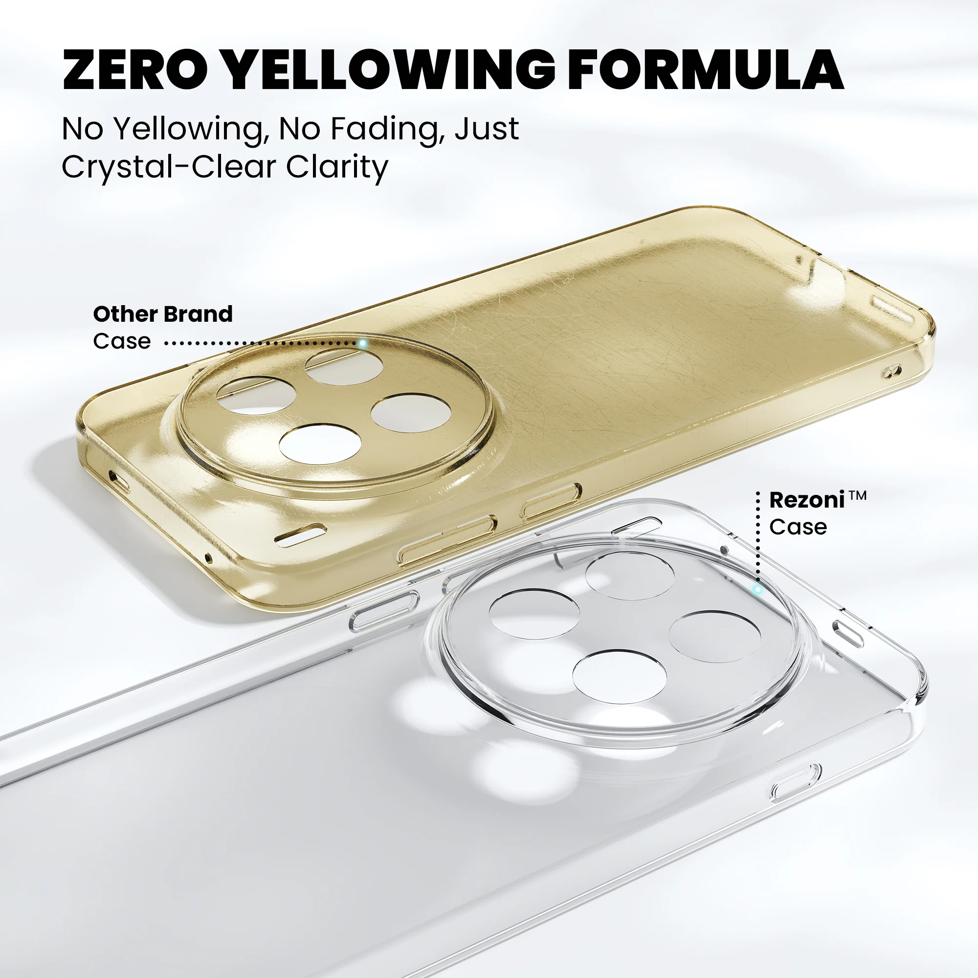 Anti-Yellow Clear Case - Vivo - Image 4