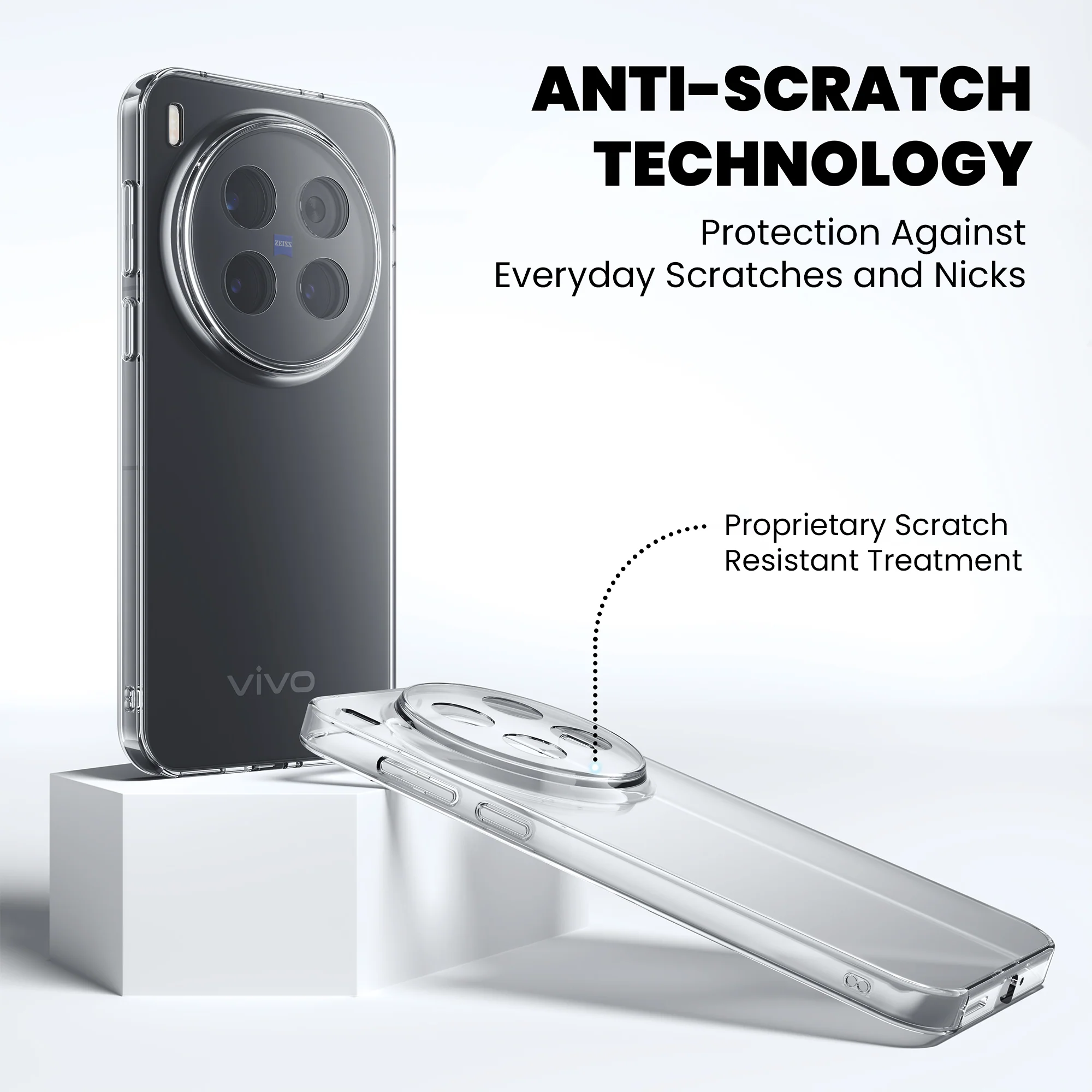 Anti-Yellow Clear Case - Vivo - Image 7