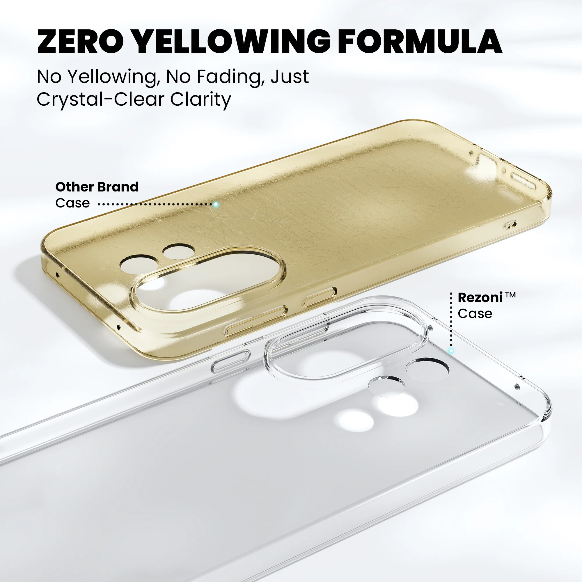 Anti-Yellow Clear Case - Vivo Y18t - Image 4