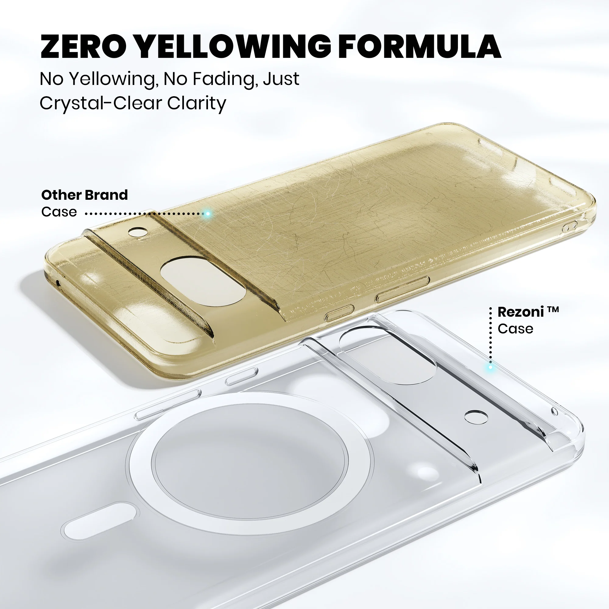 Anti-Yellow Magsafe Clear Case Google Pixel - Image 103