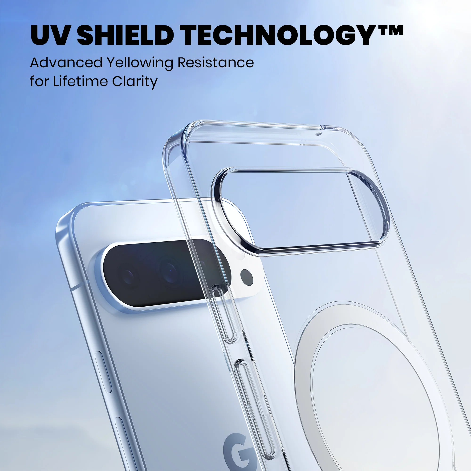 Anti-Yellow Magsafe Clear Case Google Pixel - Image 12