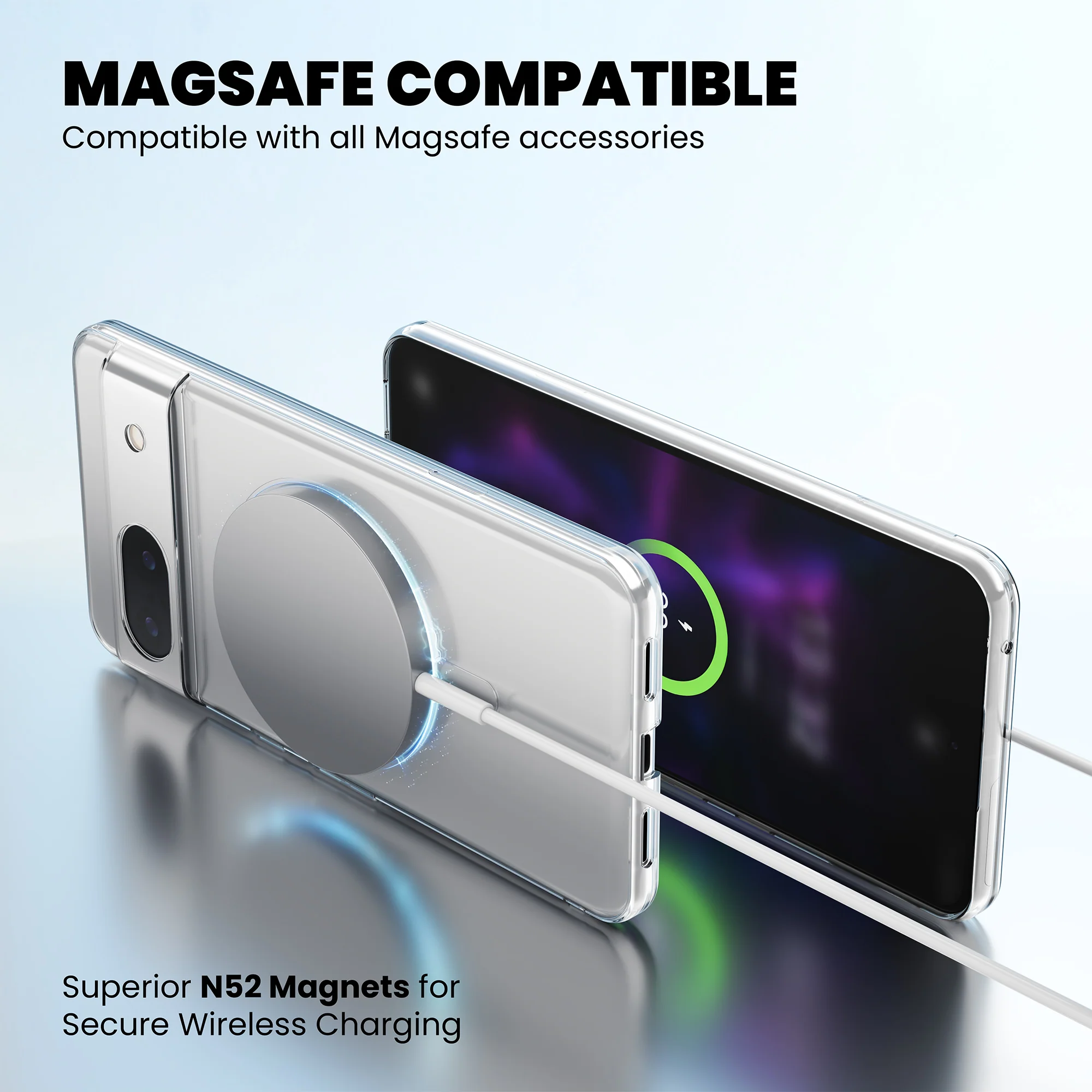Anti-Yellow Magsafe Clear Case Google Pixel - Image 143