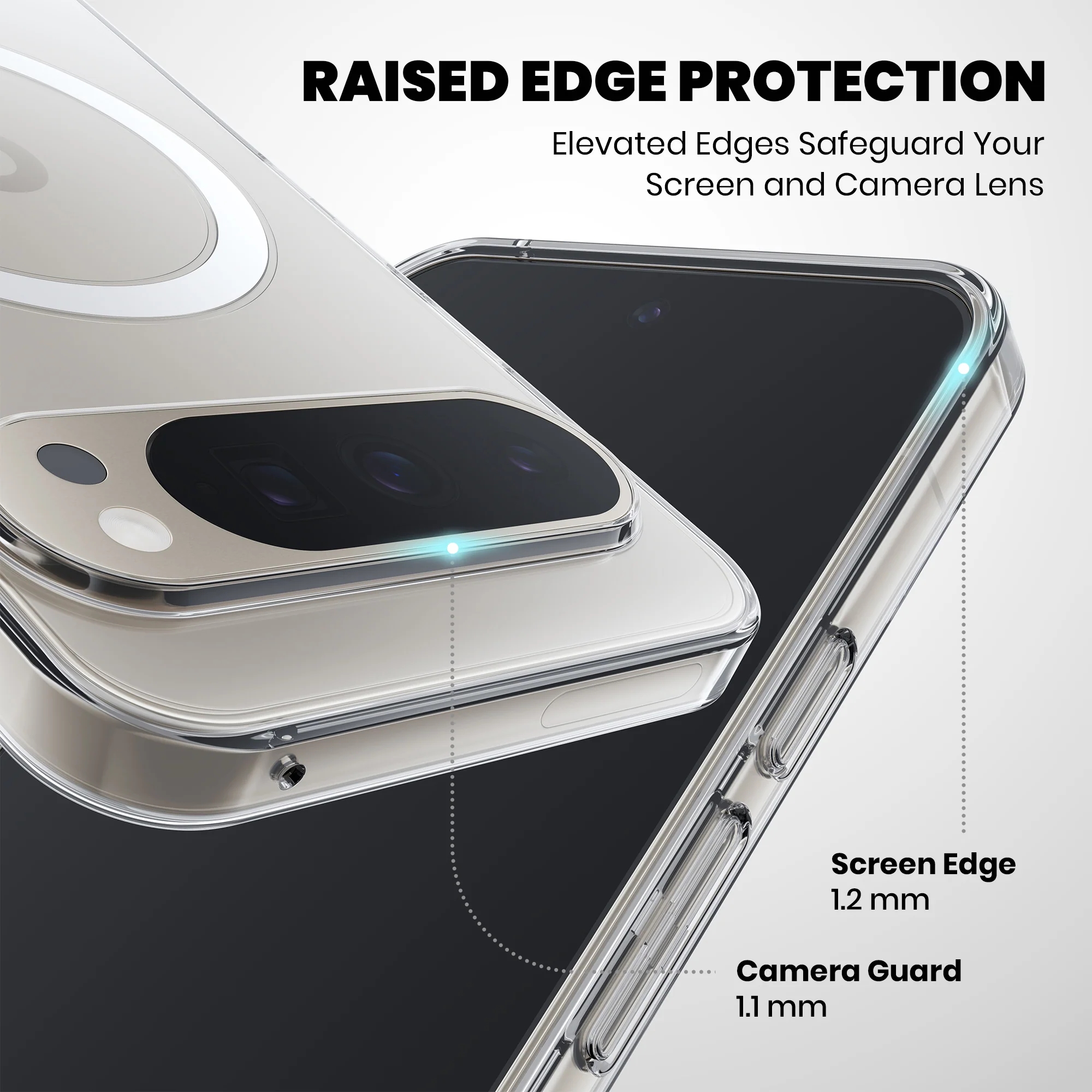Anti-Yellow Magsafe Clear Case Google Pixel - Image 15