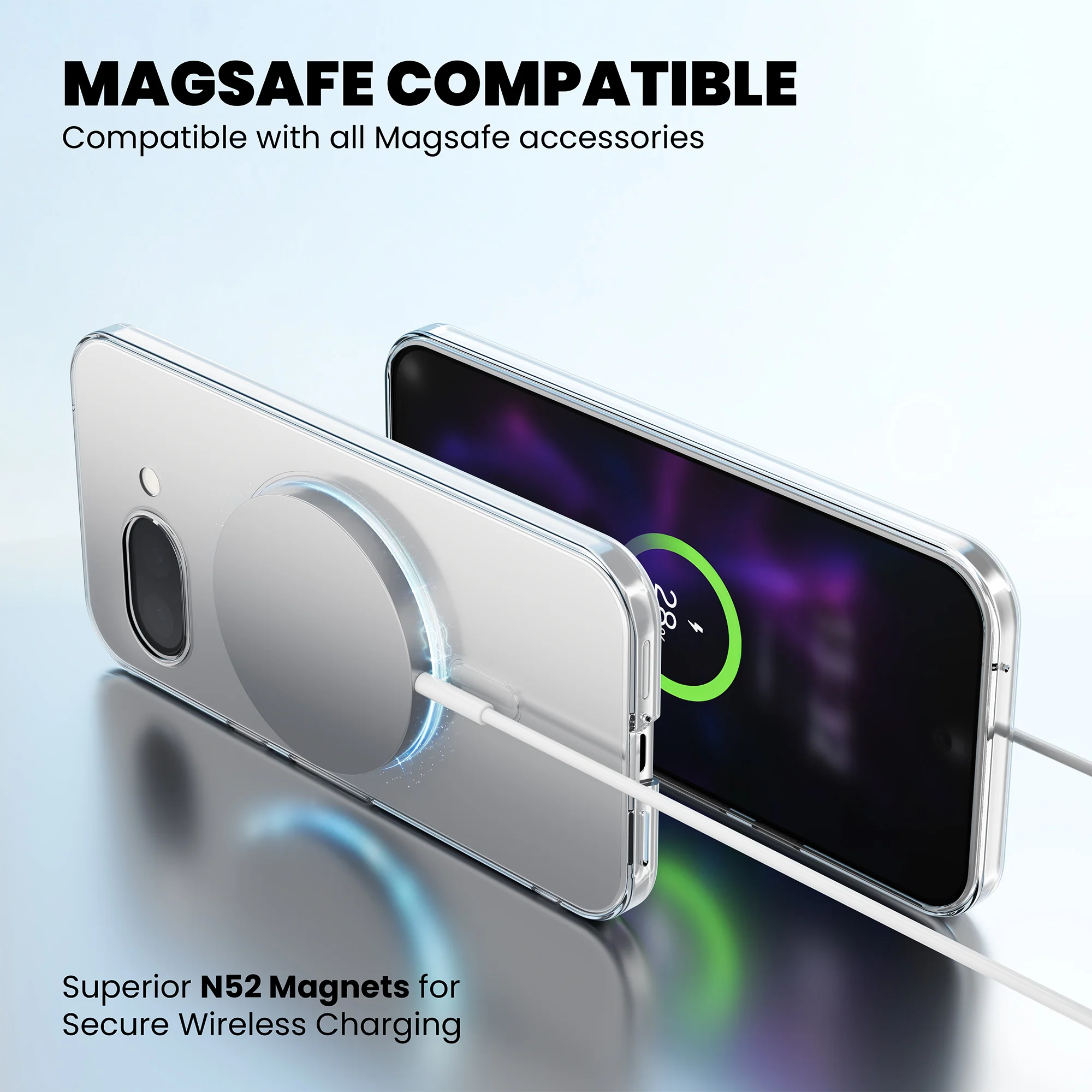 Anti-Yellow Magsafe Clear Case Google Pixel - Image 152
