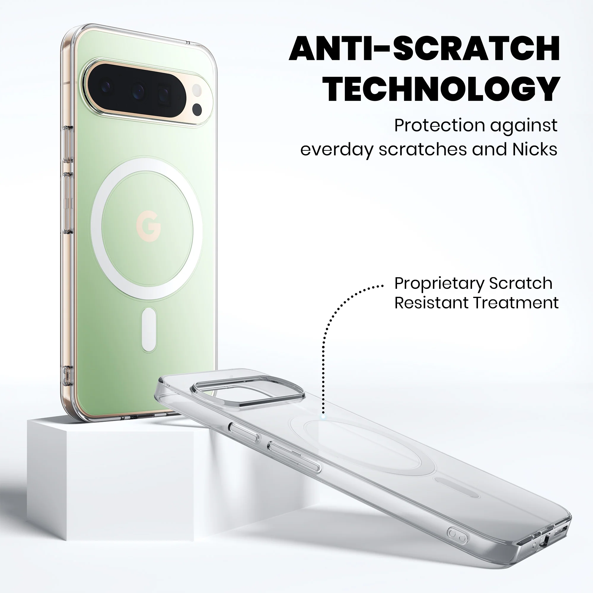 Anti-Yellow Magsafe Clear Case Google Pixel - Image 16