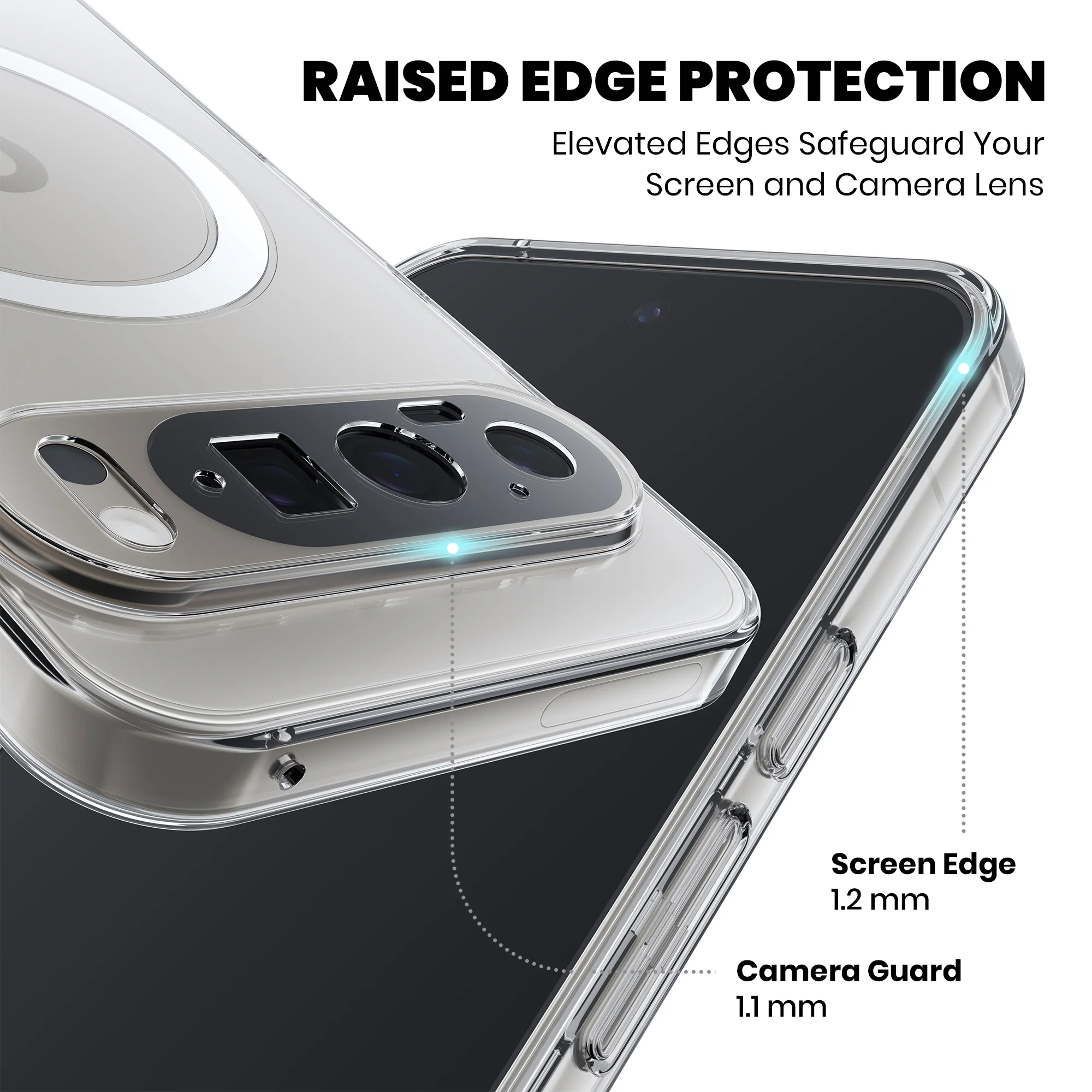 Anti-Yellow Magsafe Clear Case Google Pixel - Image 6