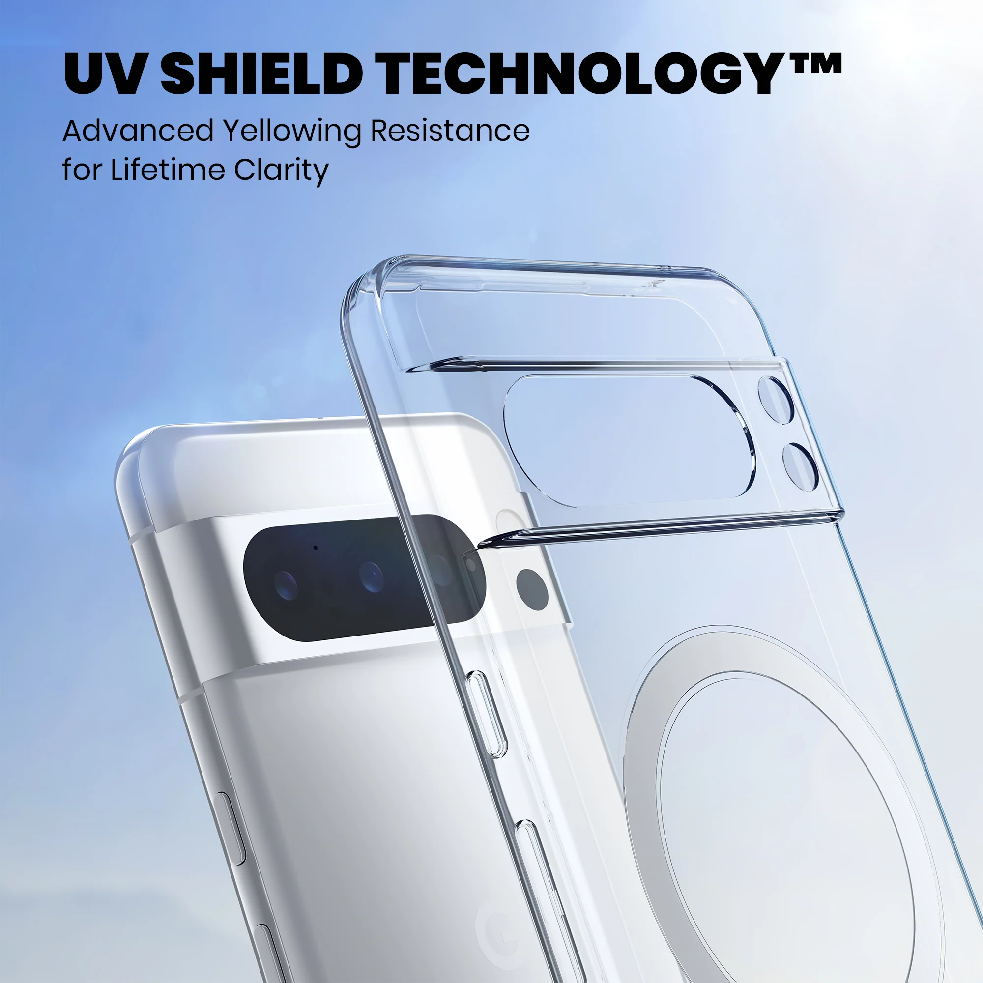 Anti-Yellow Magsafe Clear Case Google Pixel - Image 66