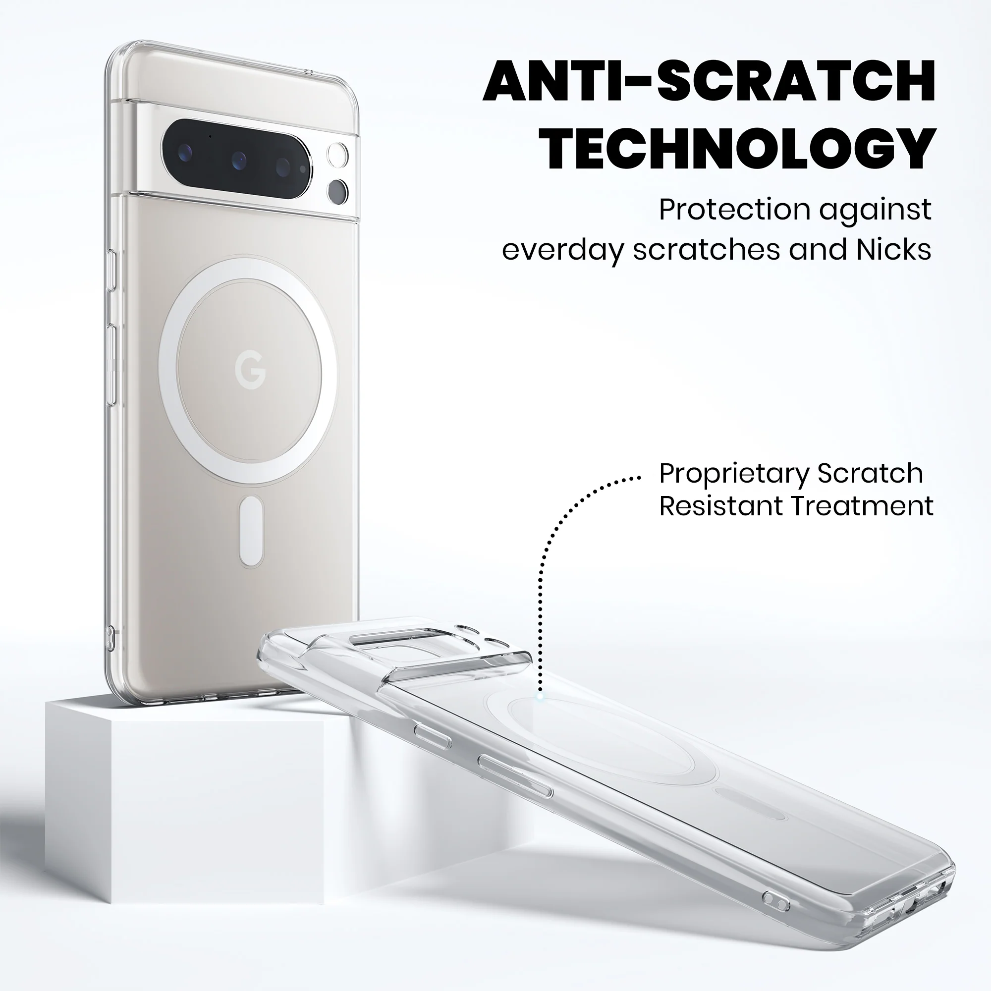 Anti-Yellow Magsafe Clear Case Google Pixel - Image 70