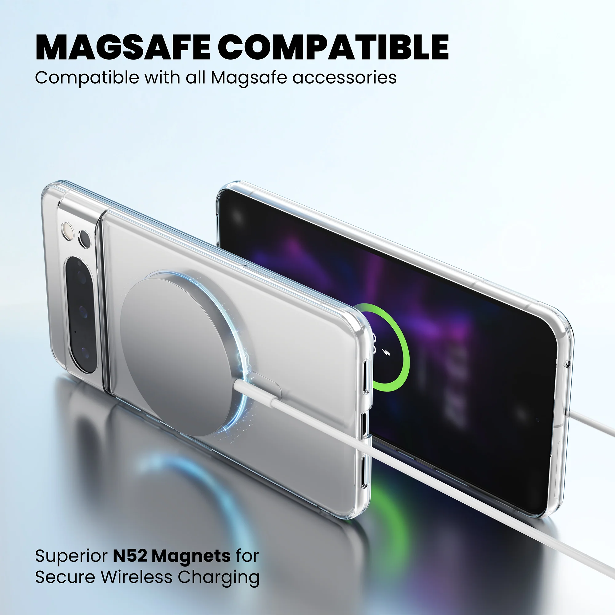 Anti-Yellow Magsafe Clear Case Google Pixel - Image 71