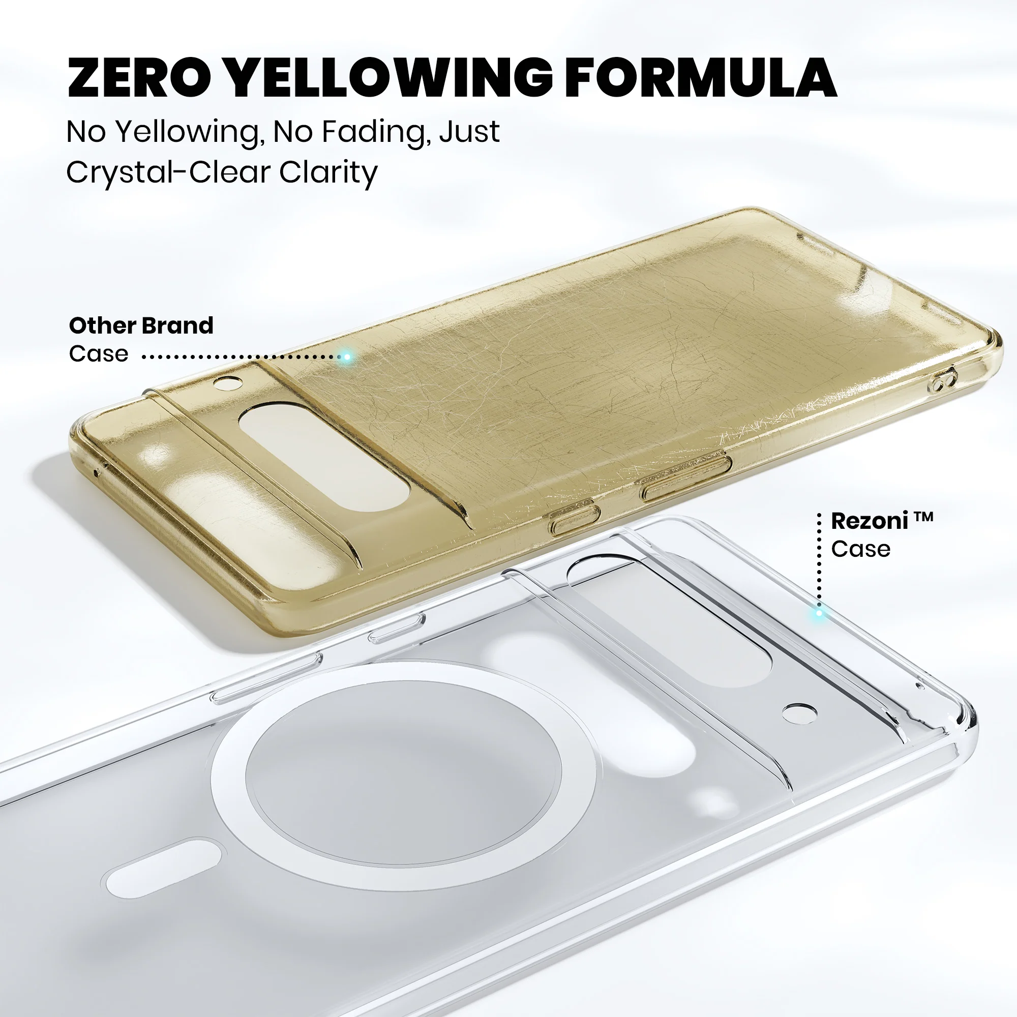 Anti-Yellow Magsafe Clear Case Google Pixel - Image 94