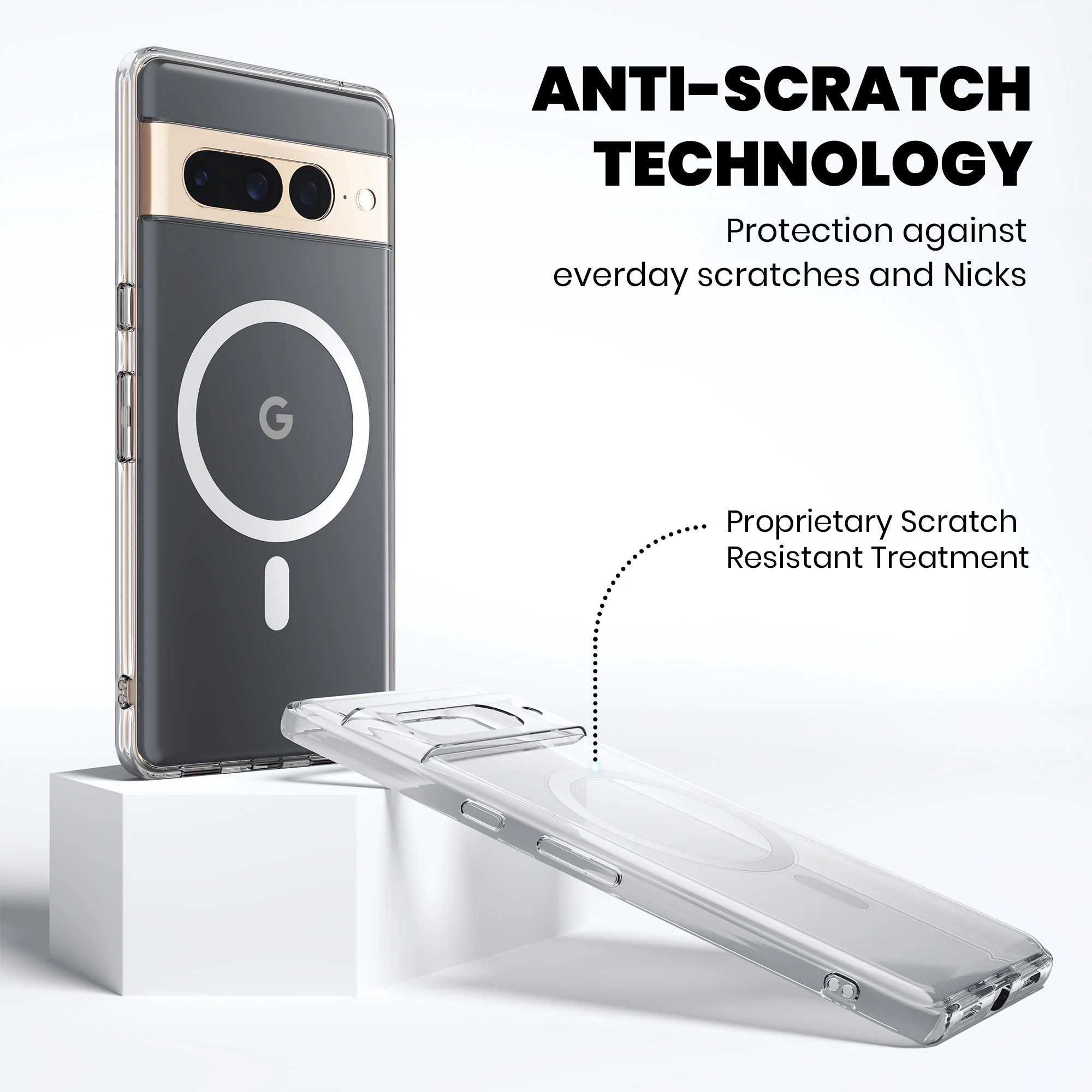Anti-Yellow Magsafe Clear Case Google Pixel - Image 97