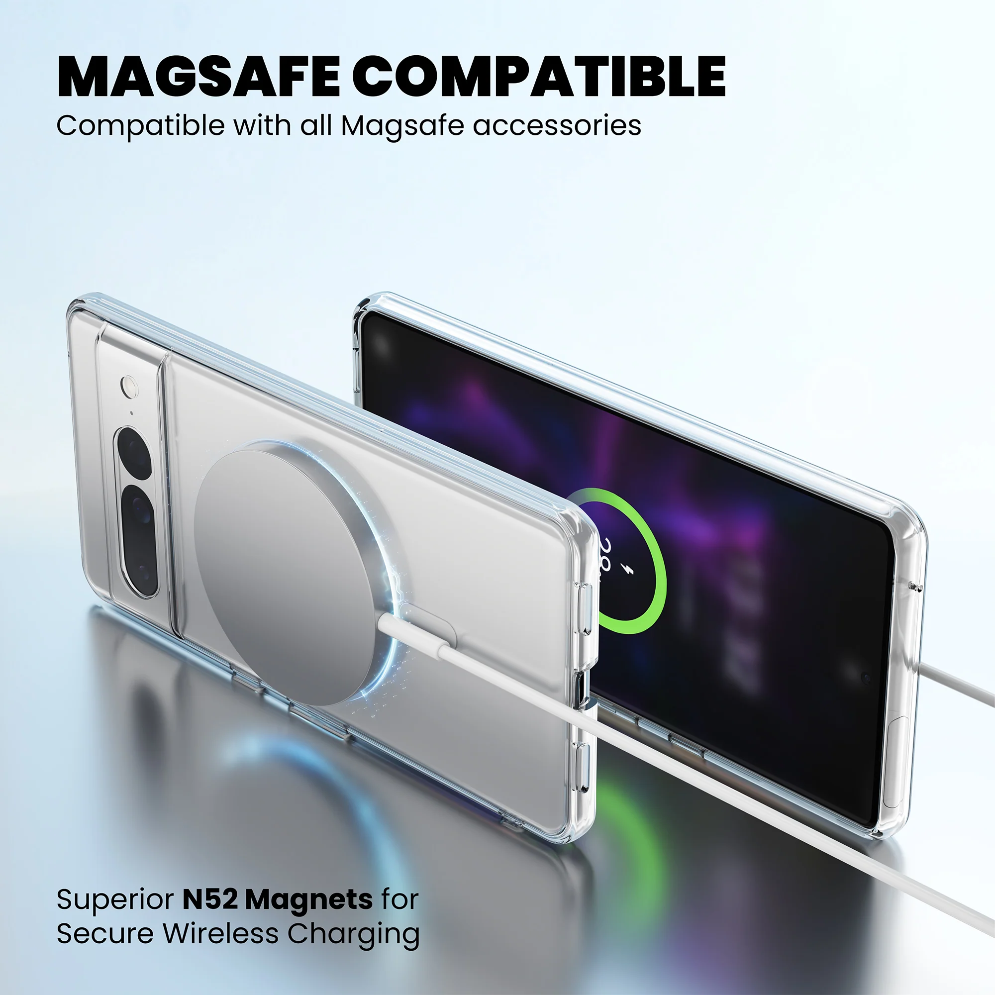 Anti-Yellow Magsafe Clear Case Google Pixel - Image 98