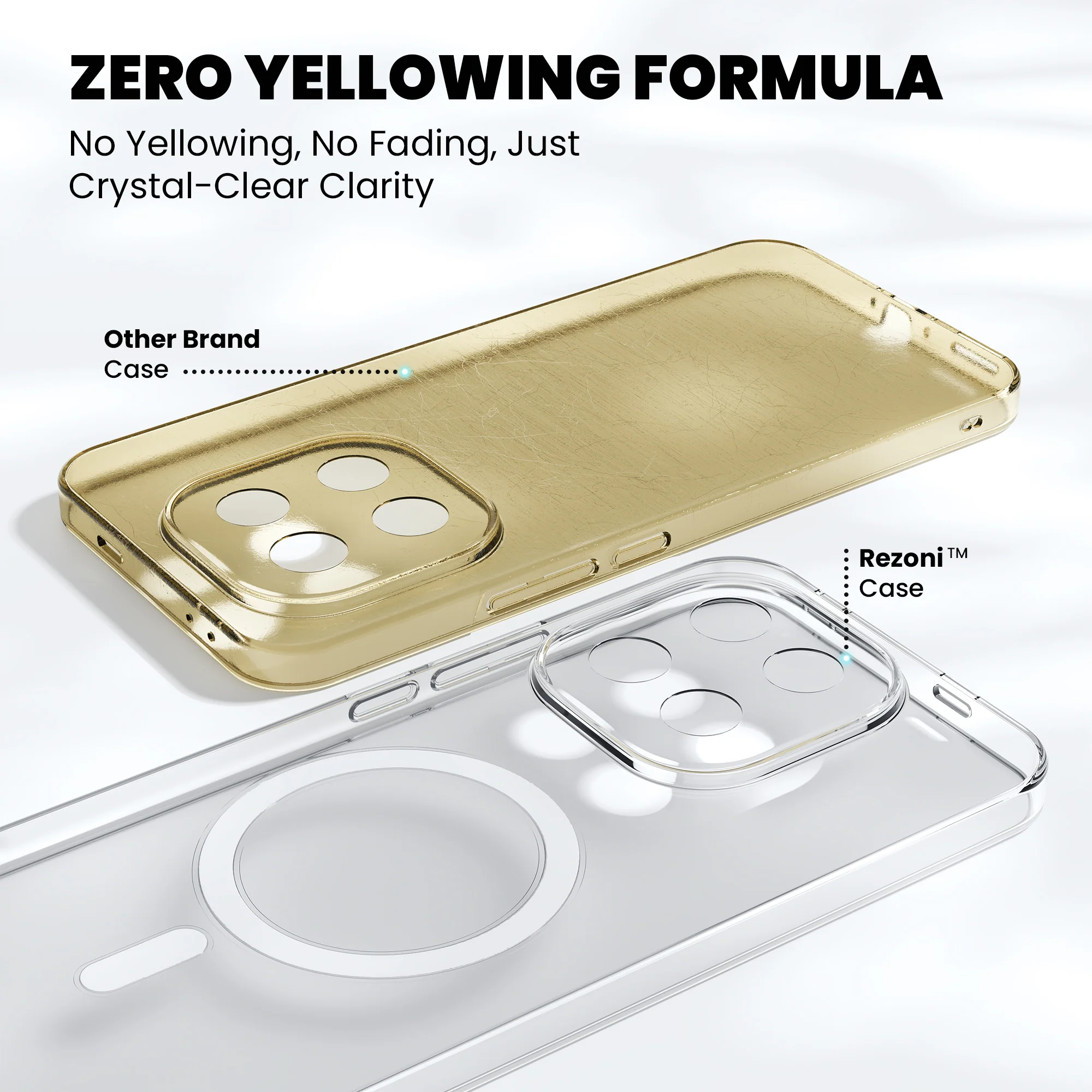 Anti-Yellow Magsafe Clear Case - iQOO 12 5G - Image 4
