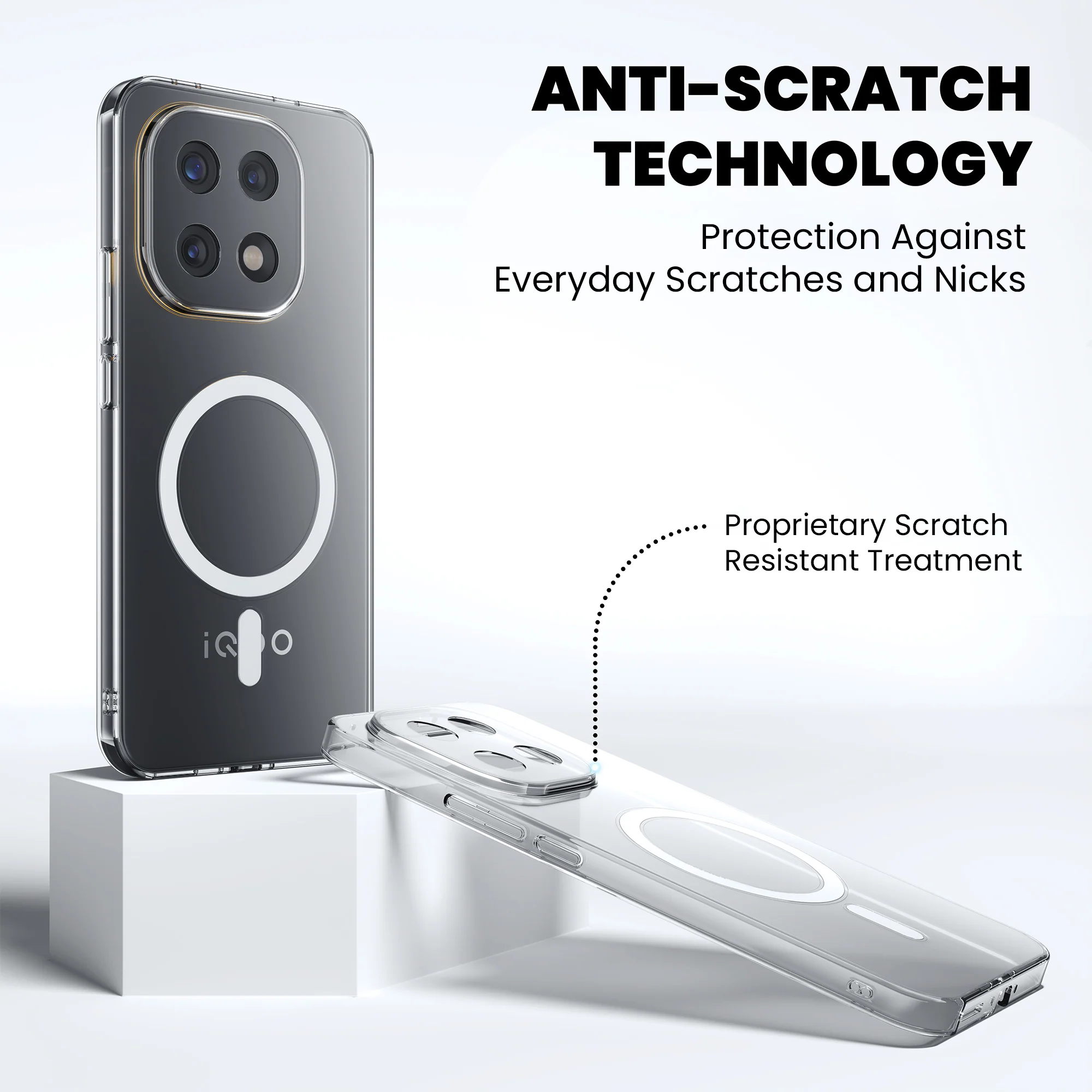 Anti-Yellow Magsafe Clear Case - iQOO - Image 7