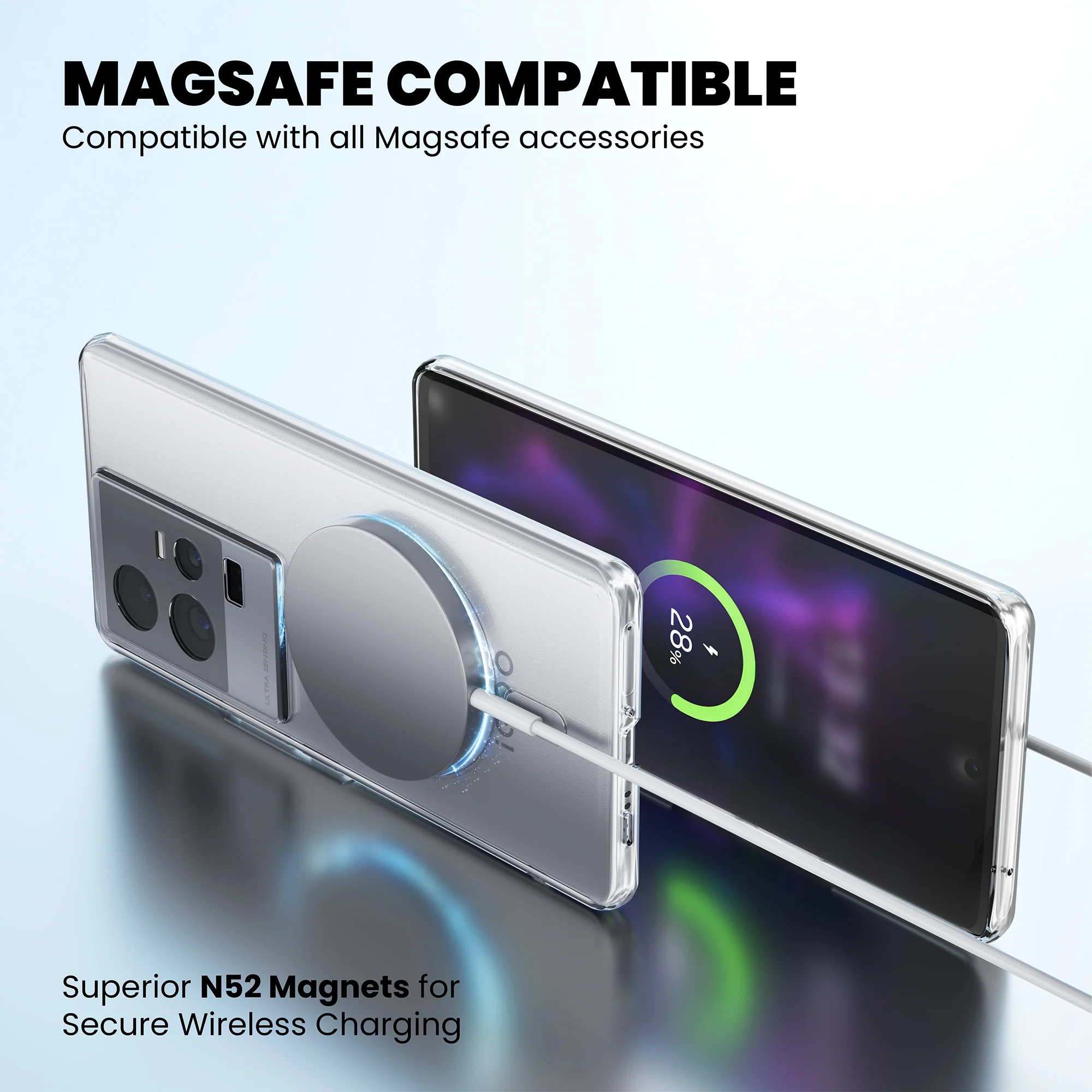 Anti-Yellow Magsafe Clear Case - iQOO 3 - Image 8