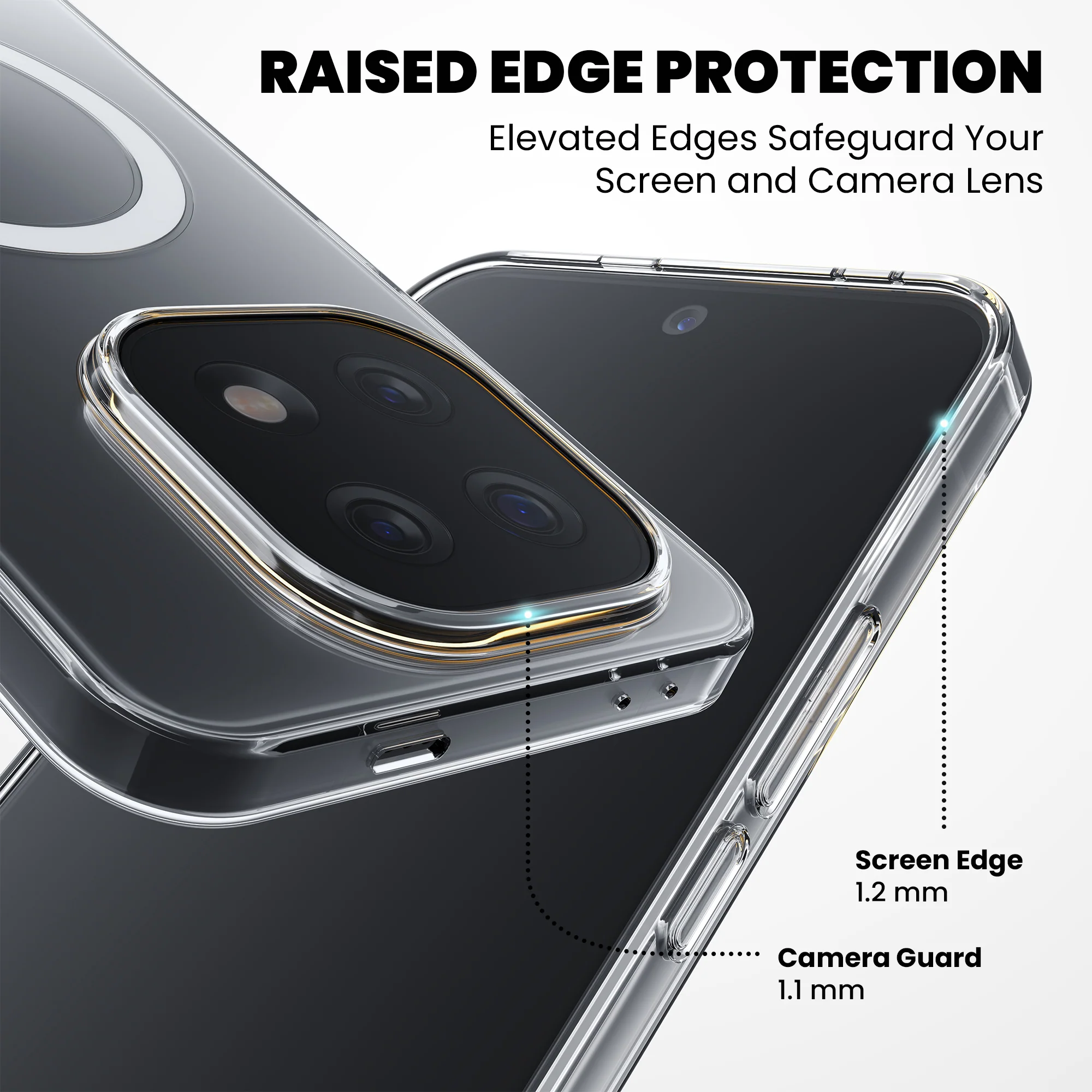 Anti-Yellow Magsafe Clear Case - iQOO Z9s 5G - Image 6