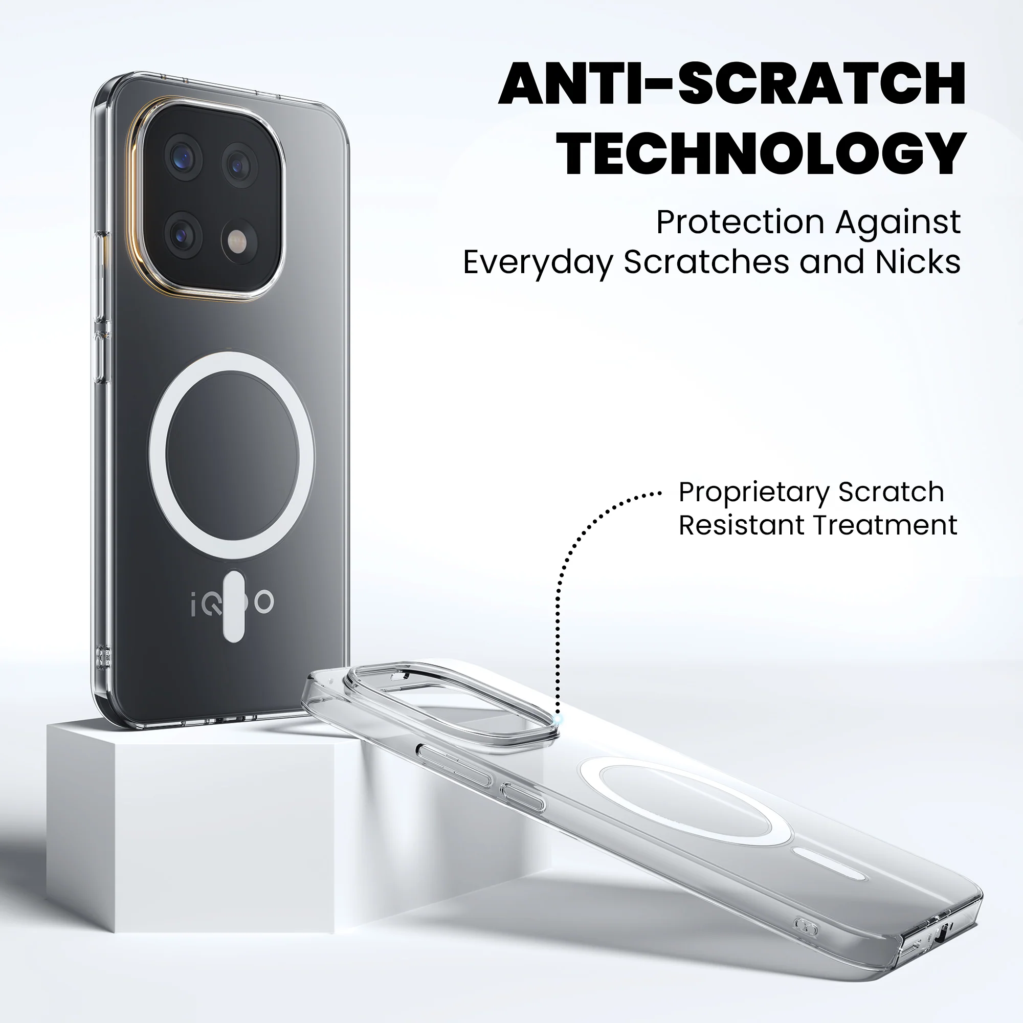 Anti-Yellow Magsafe Clear Case - iQOO Z9s 5G - Image 7