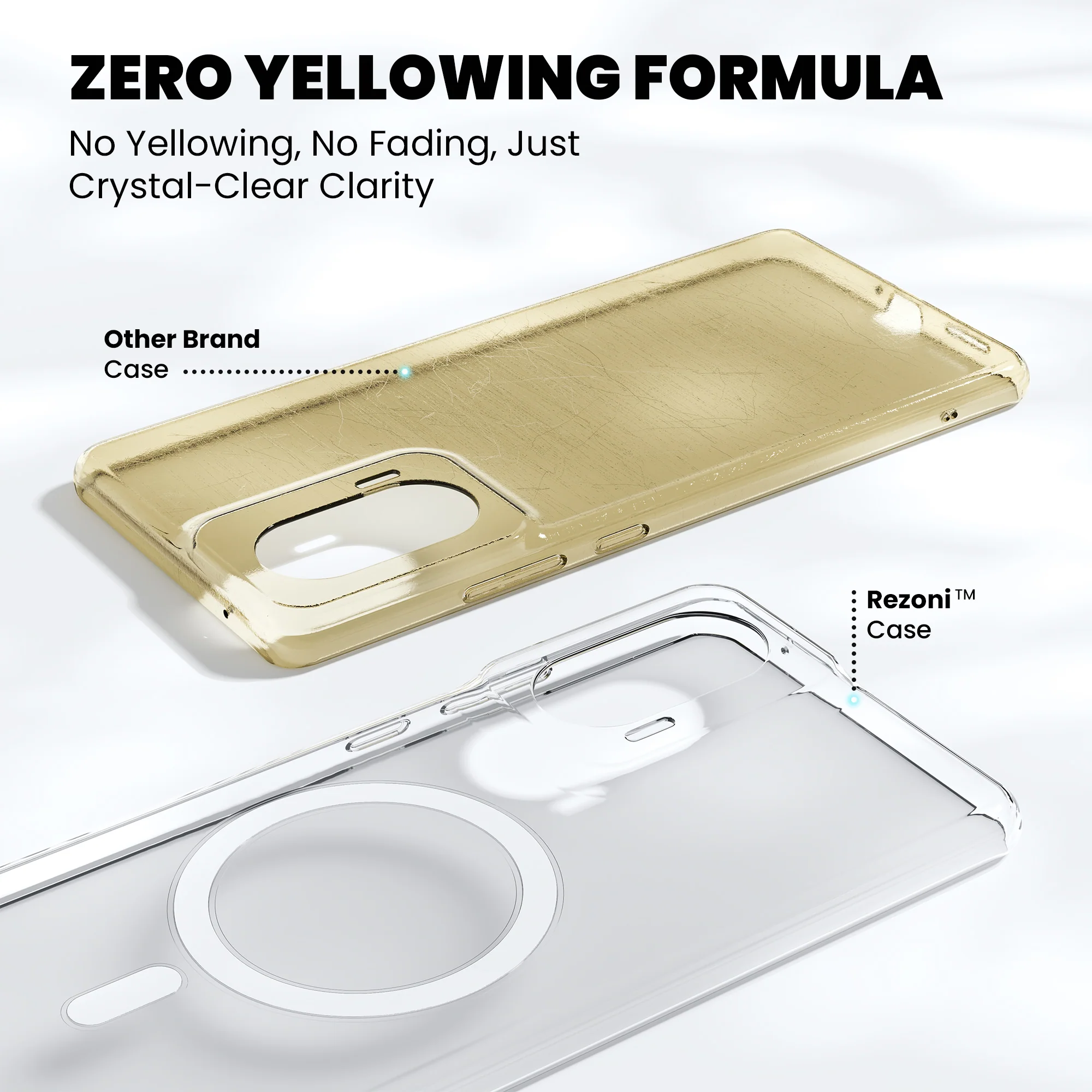 Anti-Yellow Magsafe Clear Case - Moto E32 - Image 4