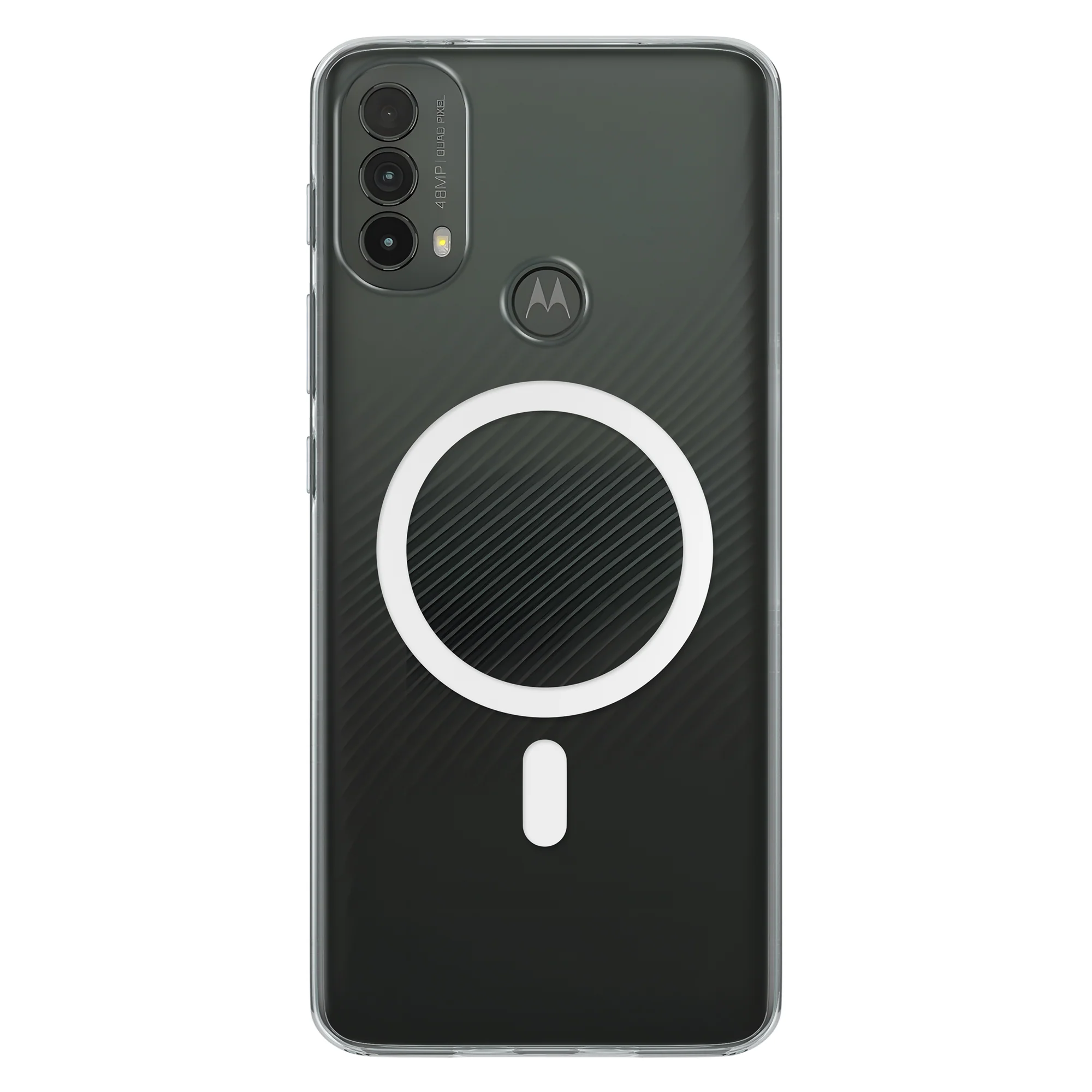 Anti-Yellow Magsafe Clear Case - Moto E40