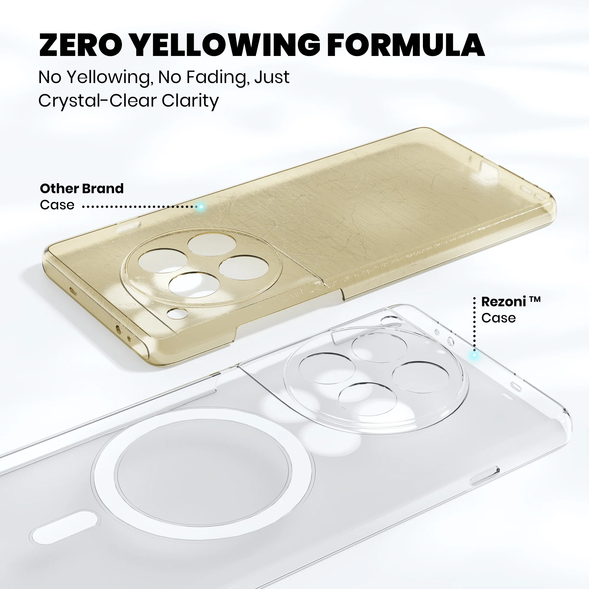 Anti-Yellow Magsafe Clear Case - OnePlus 12R - Image 4