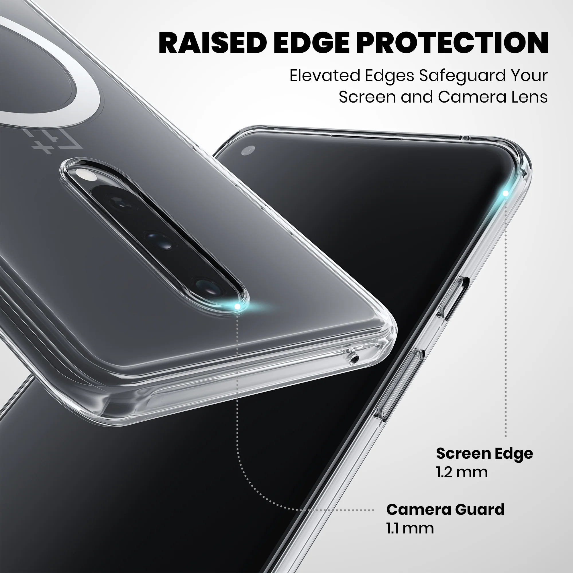 Anti-Yellow Magsafe Clear Case - OnePlus 8 Pro - Image 6