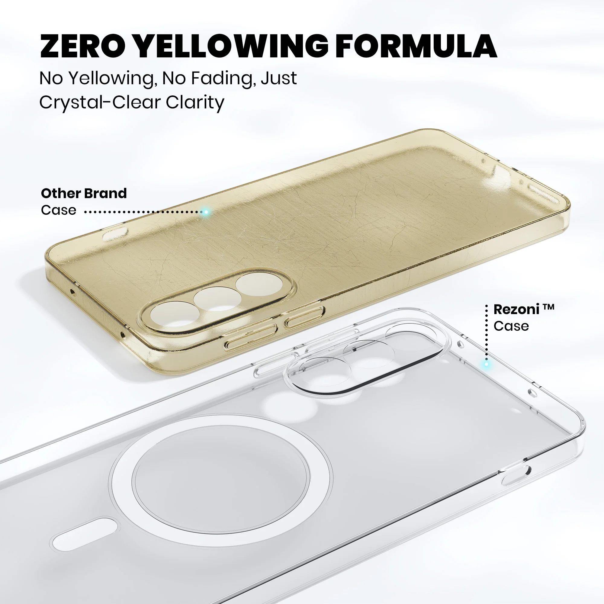 Anti-Yellow Magsafe Clear Case - OnePlus Nord CE - Image 4