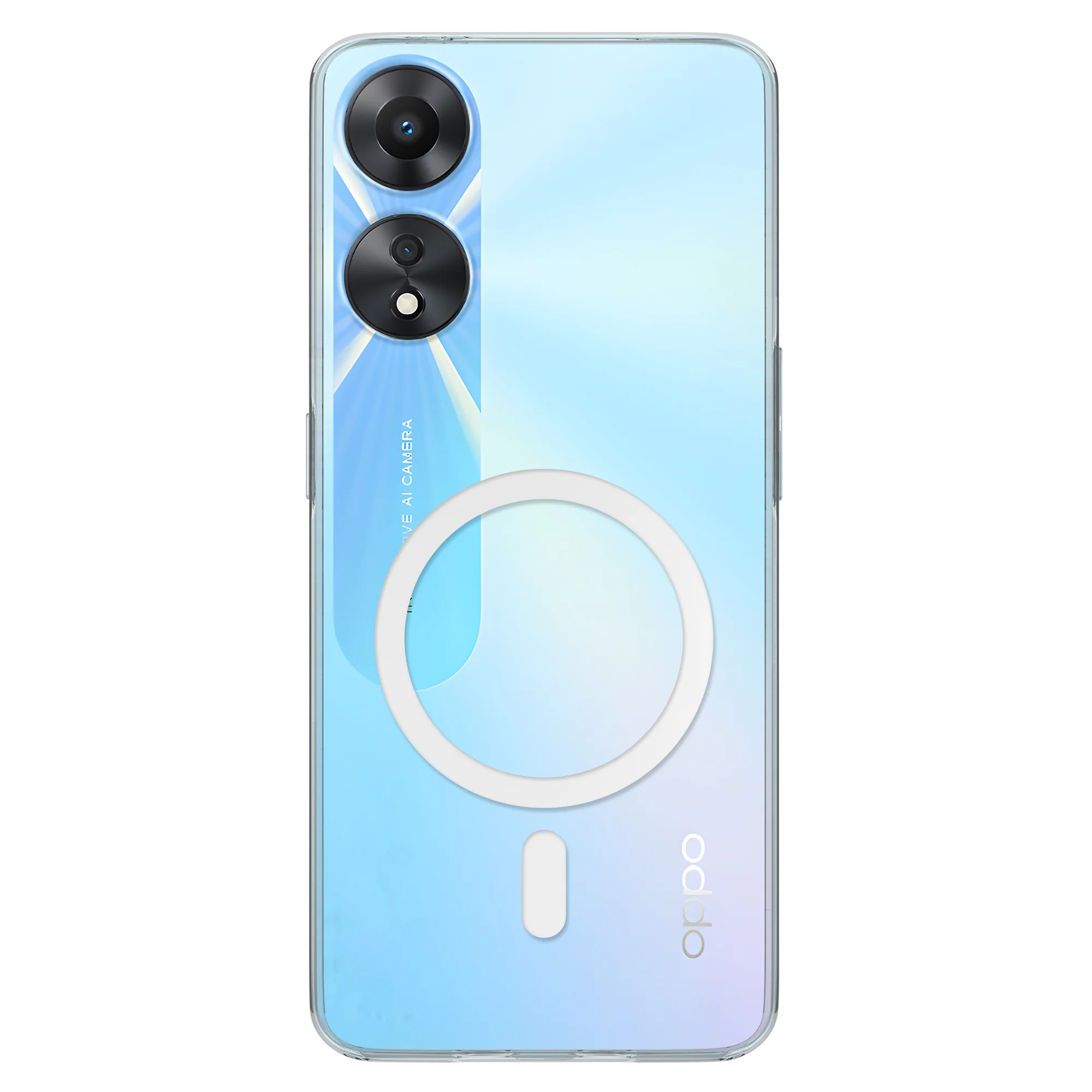 Anti-Yellow Magsafe Clear Case Oppo A Series - Image 100