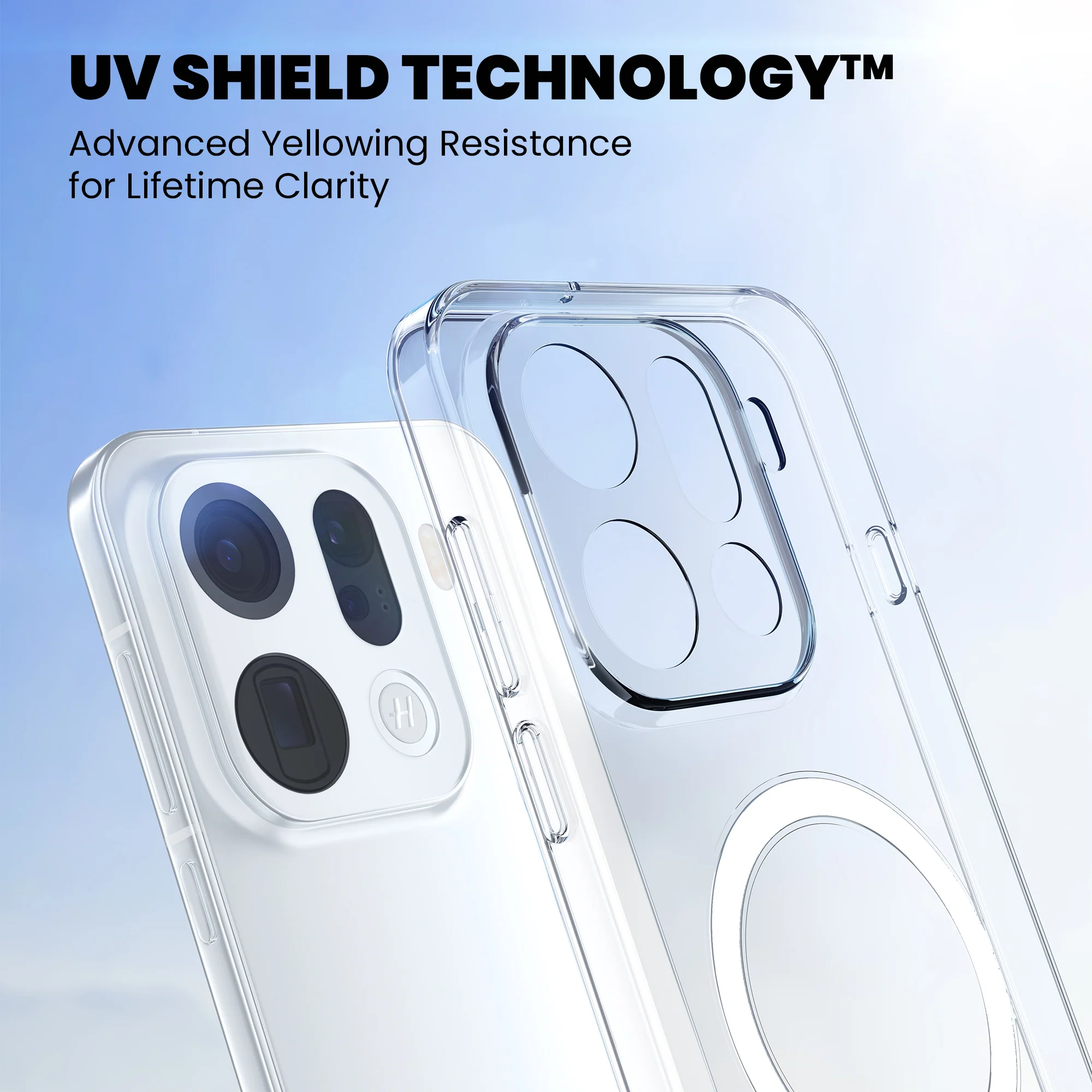 Anti-Yellow Magsafe Clear Case Oppo A Series - Image 12