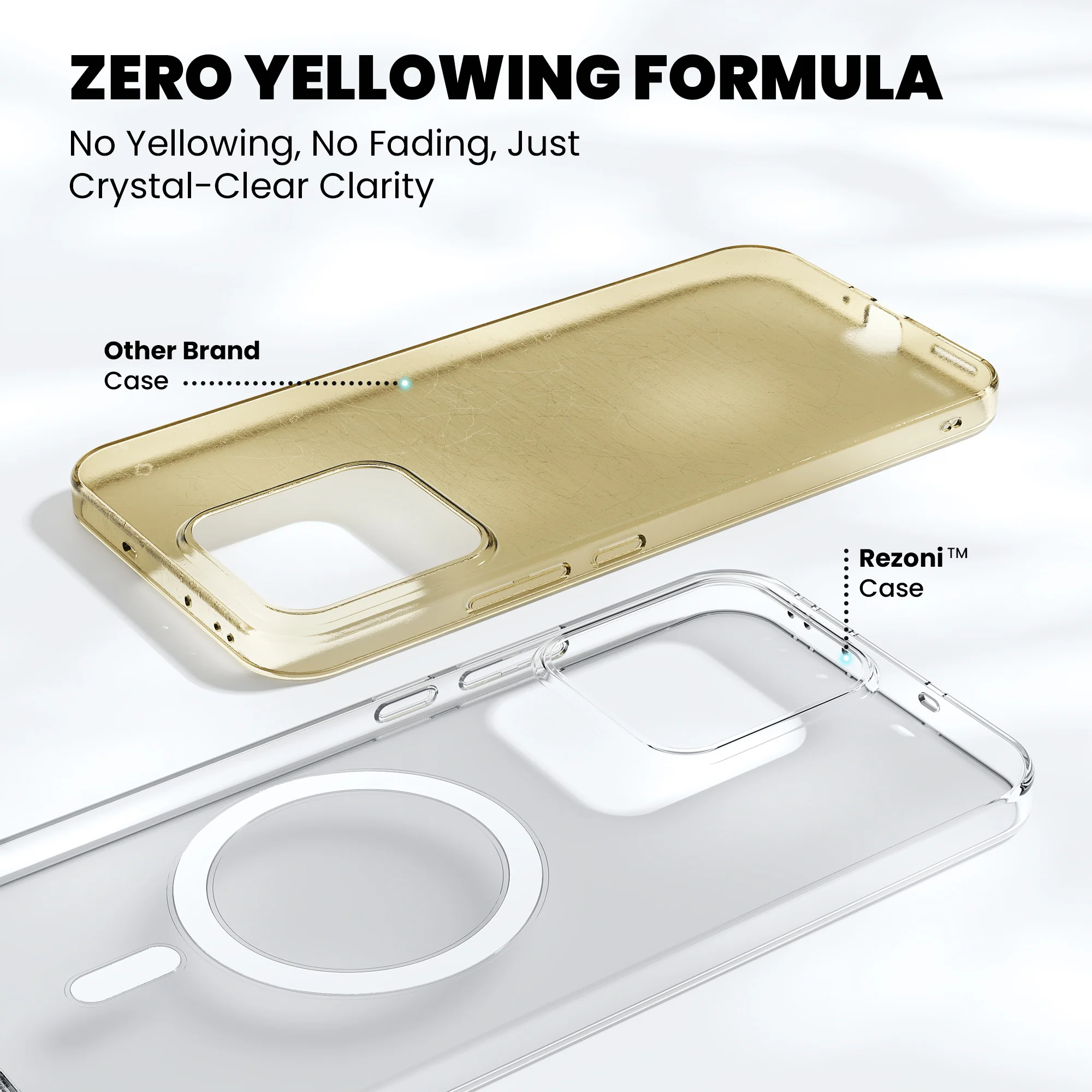 Anti-Yellow Magsafe Clear Case Oppo A Series - Image 121