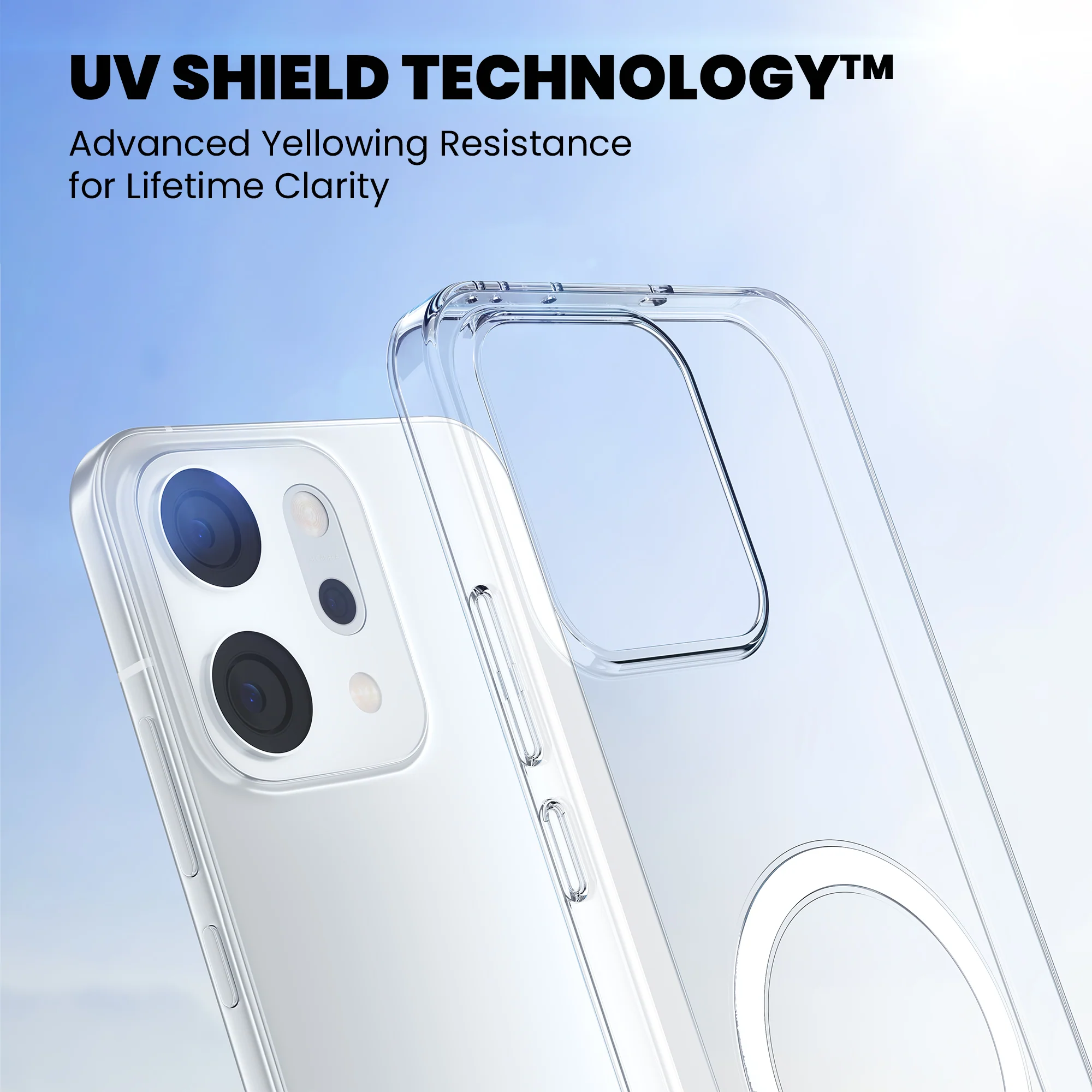 Anti-Yellow Magsafe Clear Case Oppo A Series - Image 165