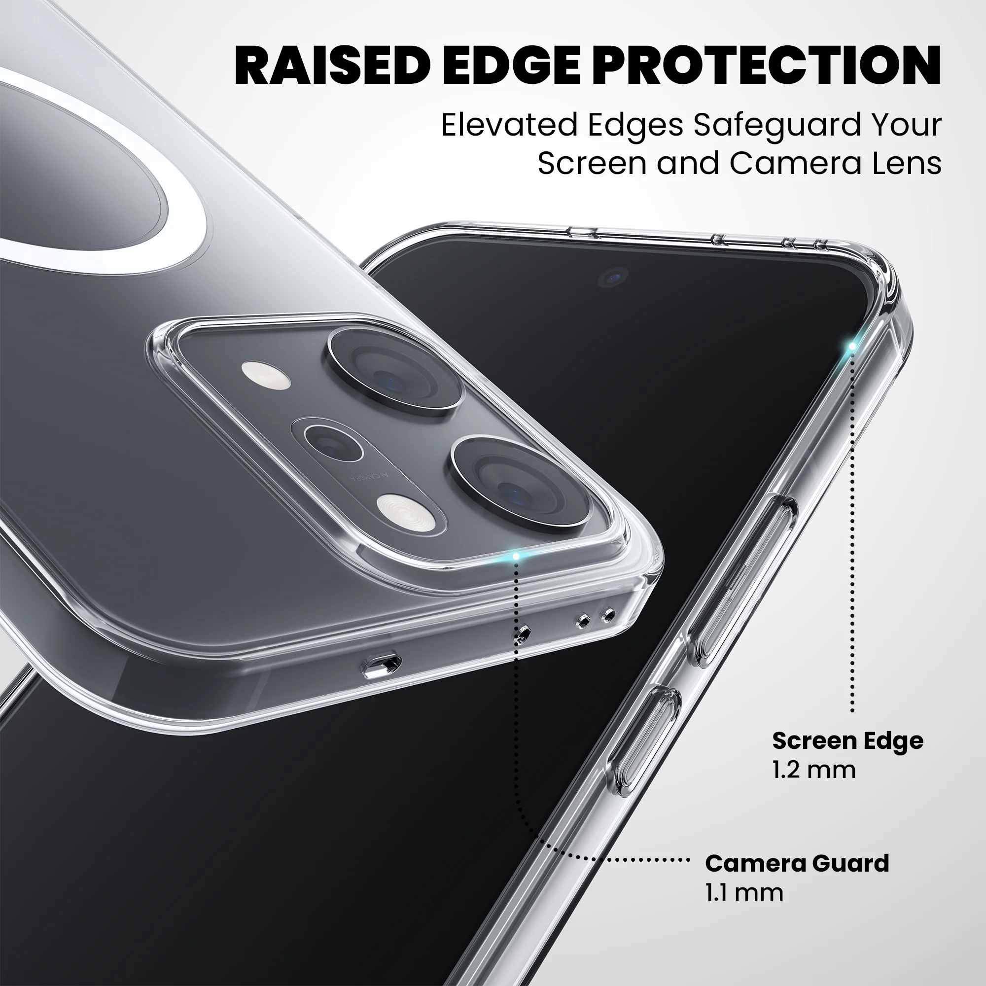 Anti-Yellow Magsafe Clear Case Oppo A Series - Image 168