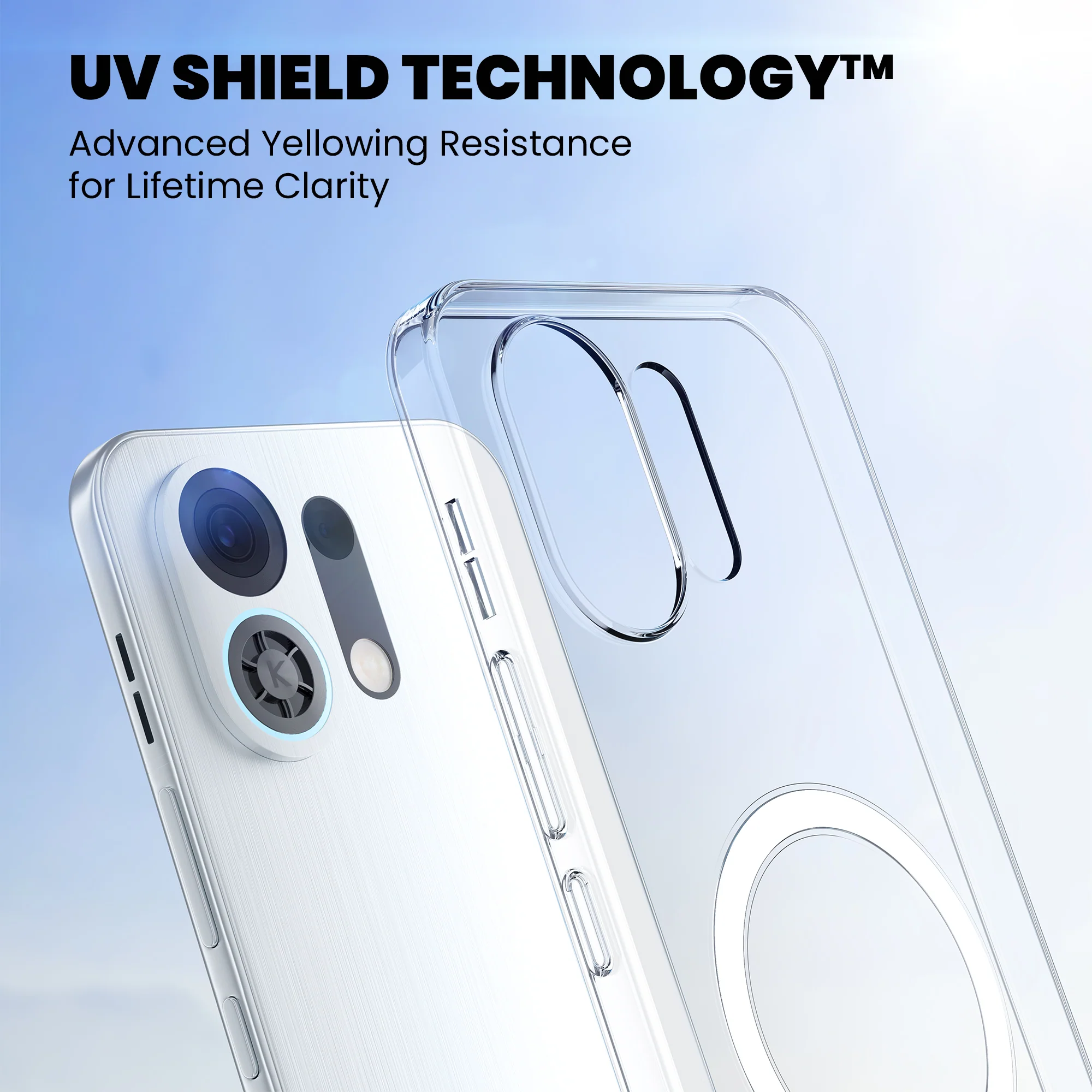 Anti-Yellow Magsafe Clear Case Oppo A Series - Image 192