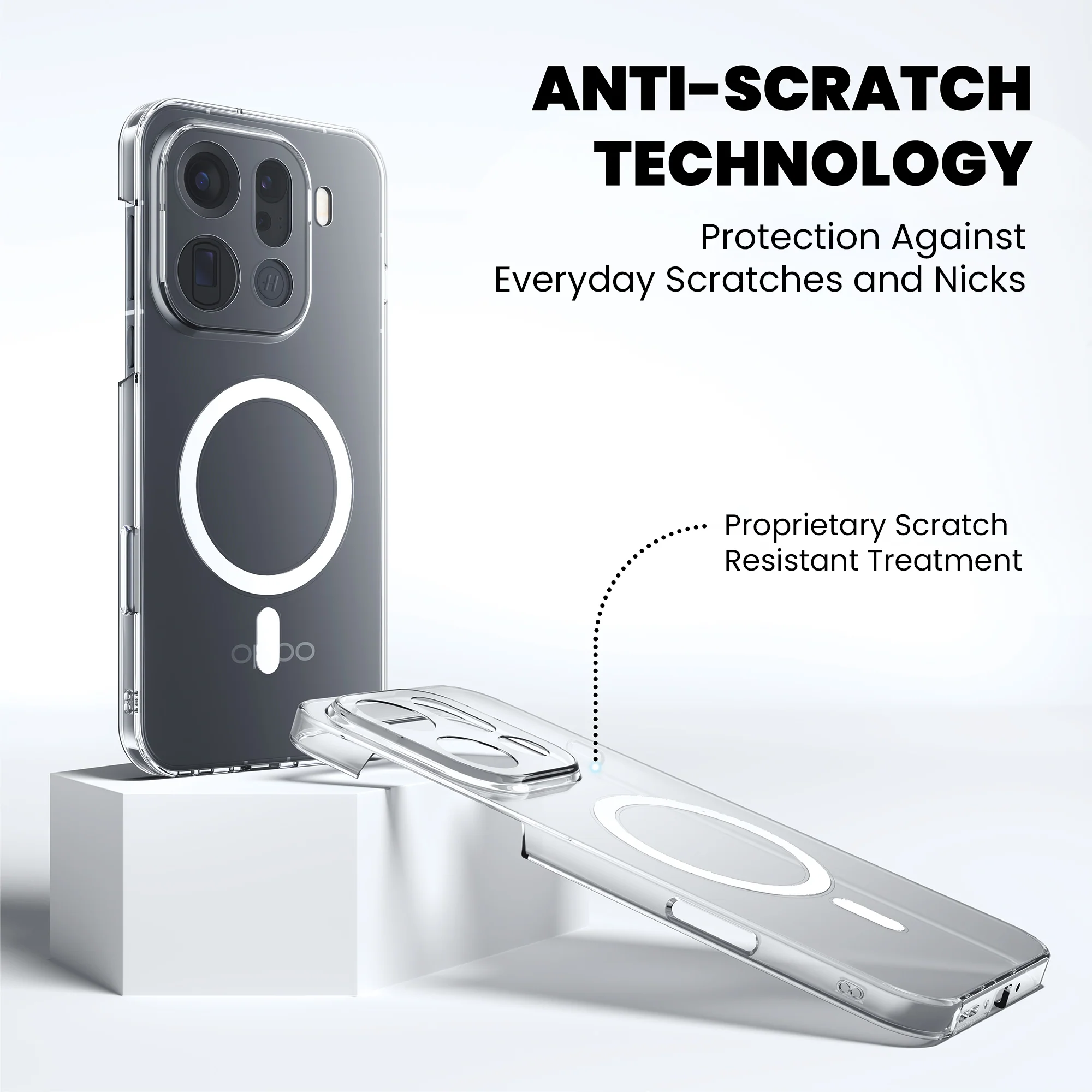 Anti-Yellow Magsafe Clear Case Oppo A Series - Image 52