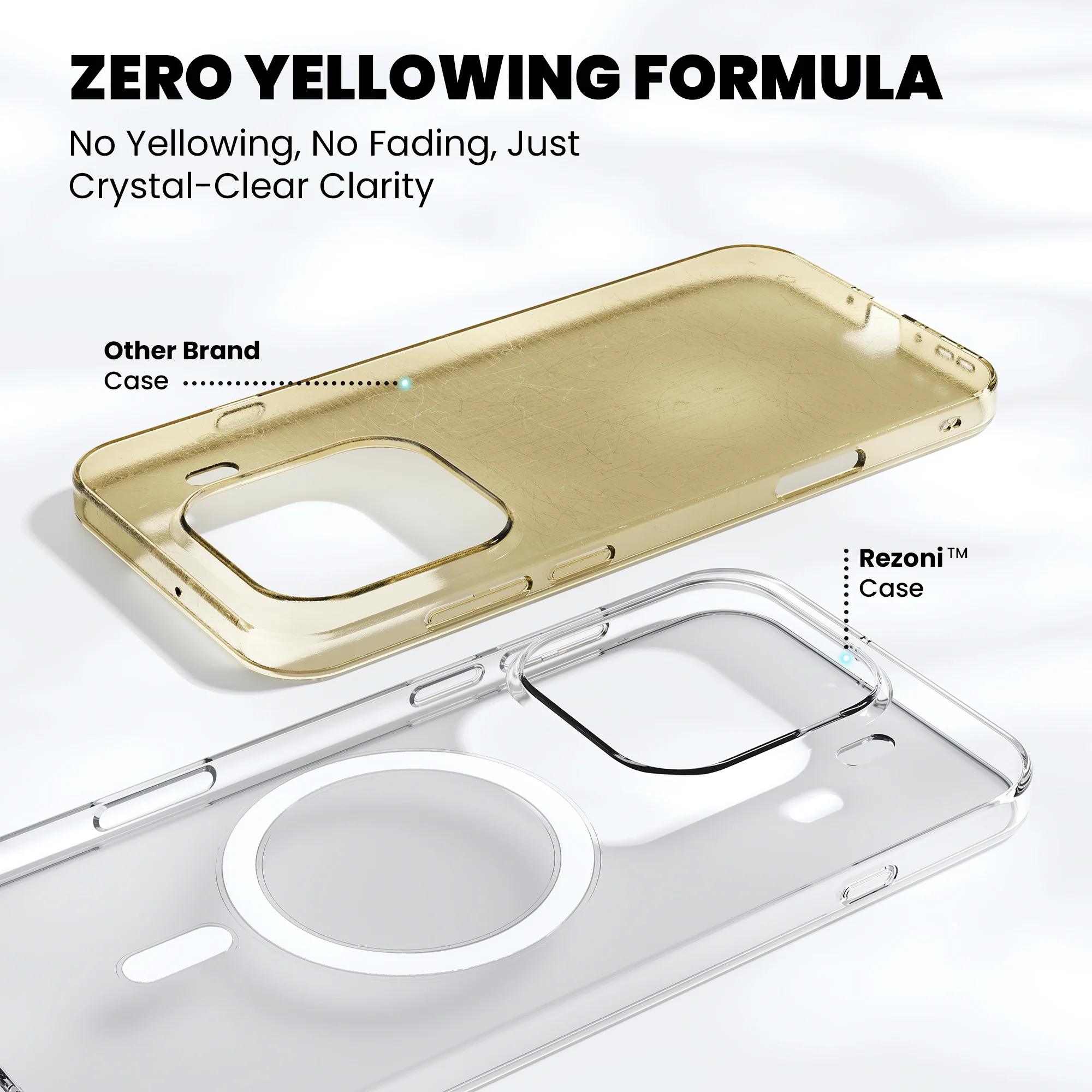 Anti-Yellow Magsafe Clear Case Oppo A Series - Image 58