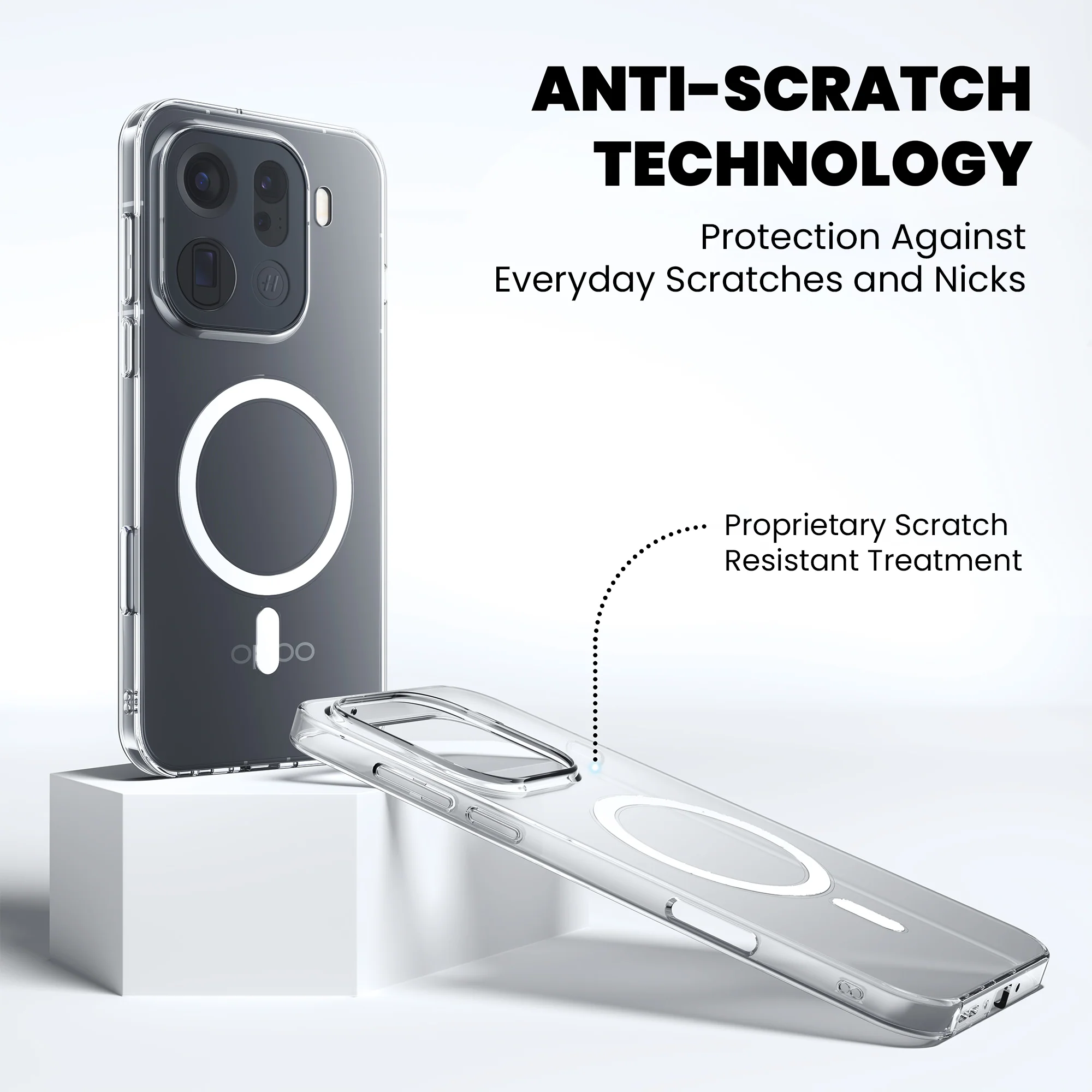 Anti-Yellow Magsafe Clear Case Oppo A Series - Image 61