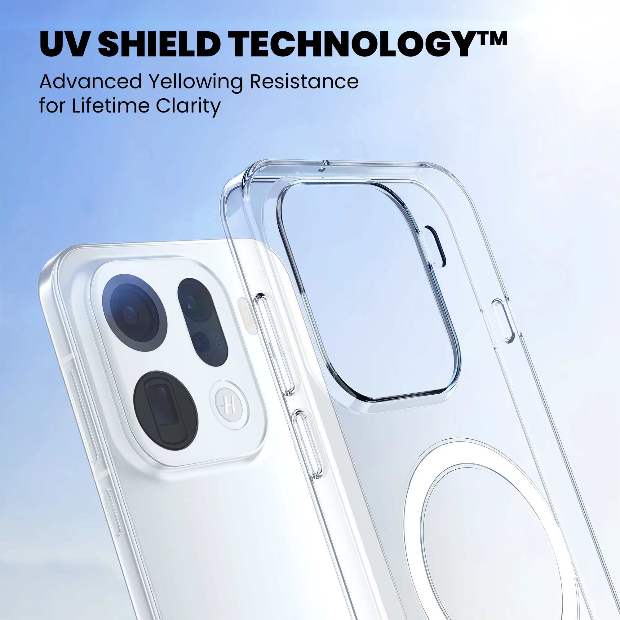 Anti-Yellow Magsafe Clear Case Oppo A Series - Image 66