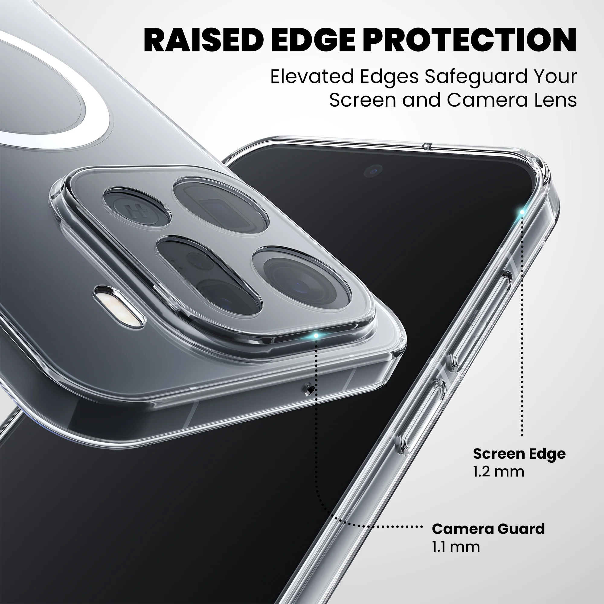 Anti-Yellow Magsafe Clear Case Oppo F Series - Image 6