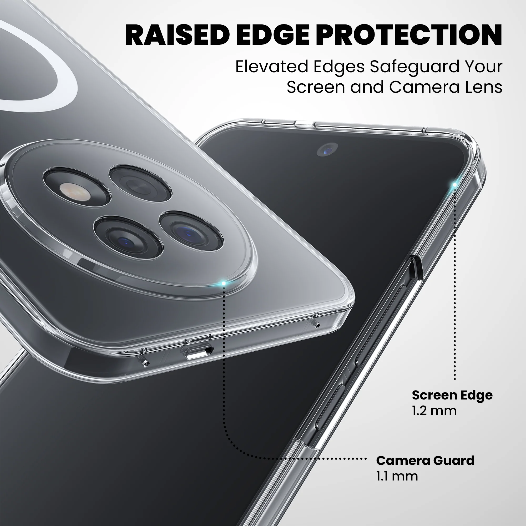 Anti-Yellow Magsafe Clear Case Oppo F Series - Image 60