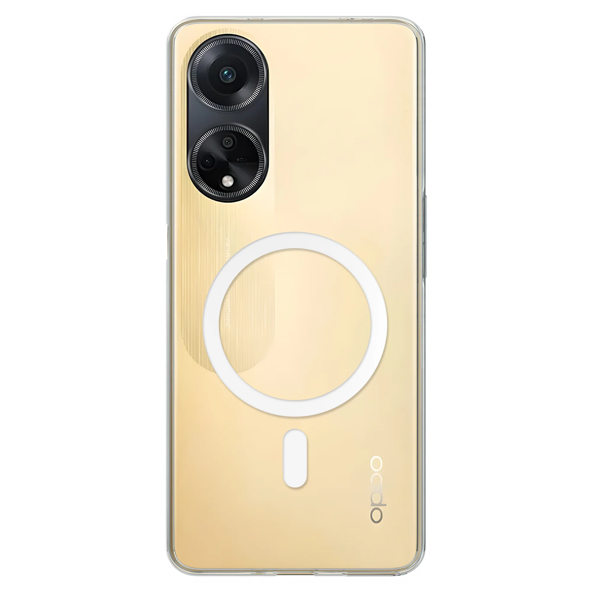 Anti-Yellow Magsafe Clear Case Oppo F Series - Image 73