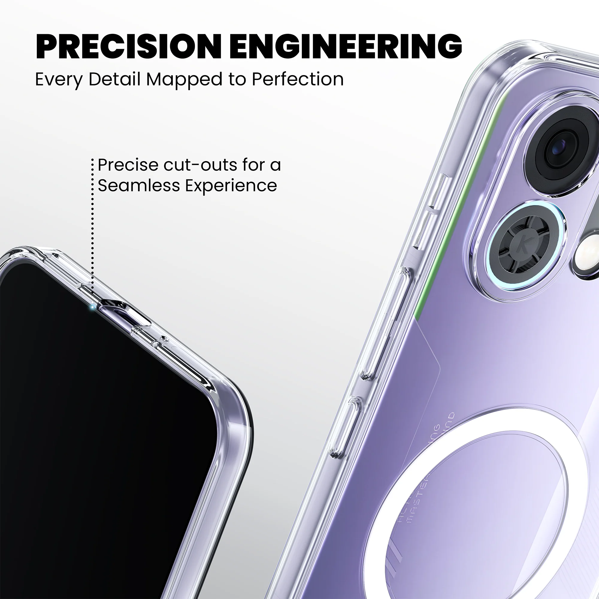 Anti-Yellow Magsafe Clear Case Oppo K Series - Image 18