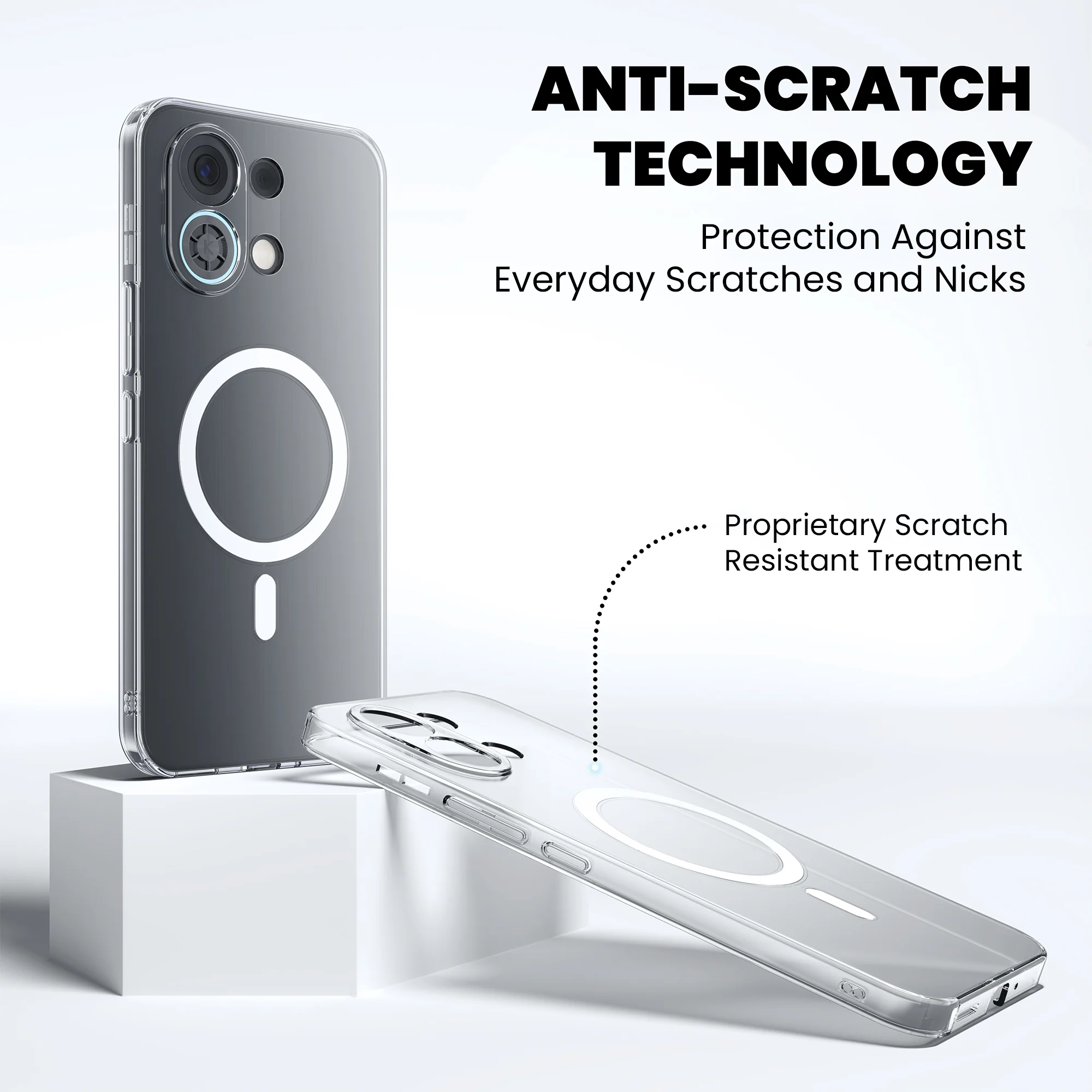 Anti-Yellow Magsafe Clear Case Oppo K Series - Image 34
